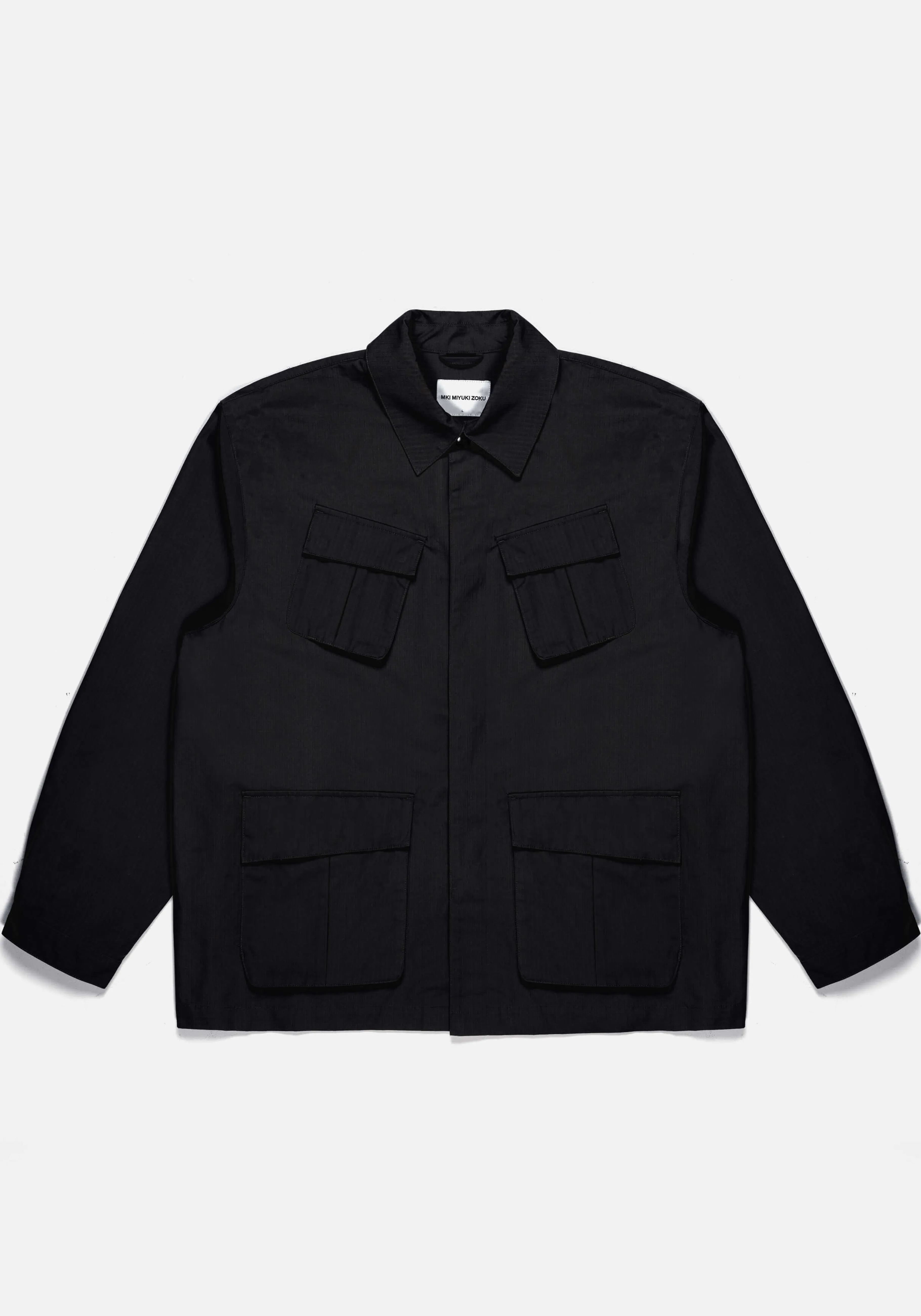 Veste Cargo Technique Respirante MKI Miyuki Zoku - Veste Polyvalente Ripstop avec Poches Utilitaires | Conception Urbaine pour Tenues Décontractées ou Sportives