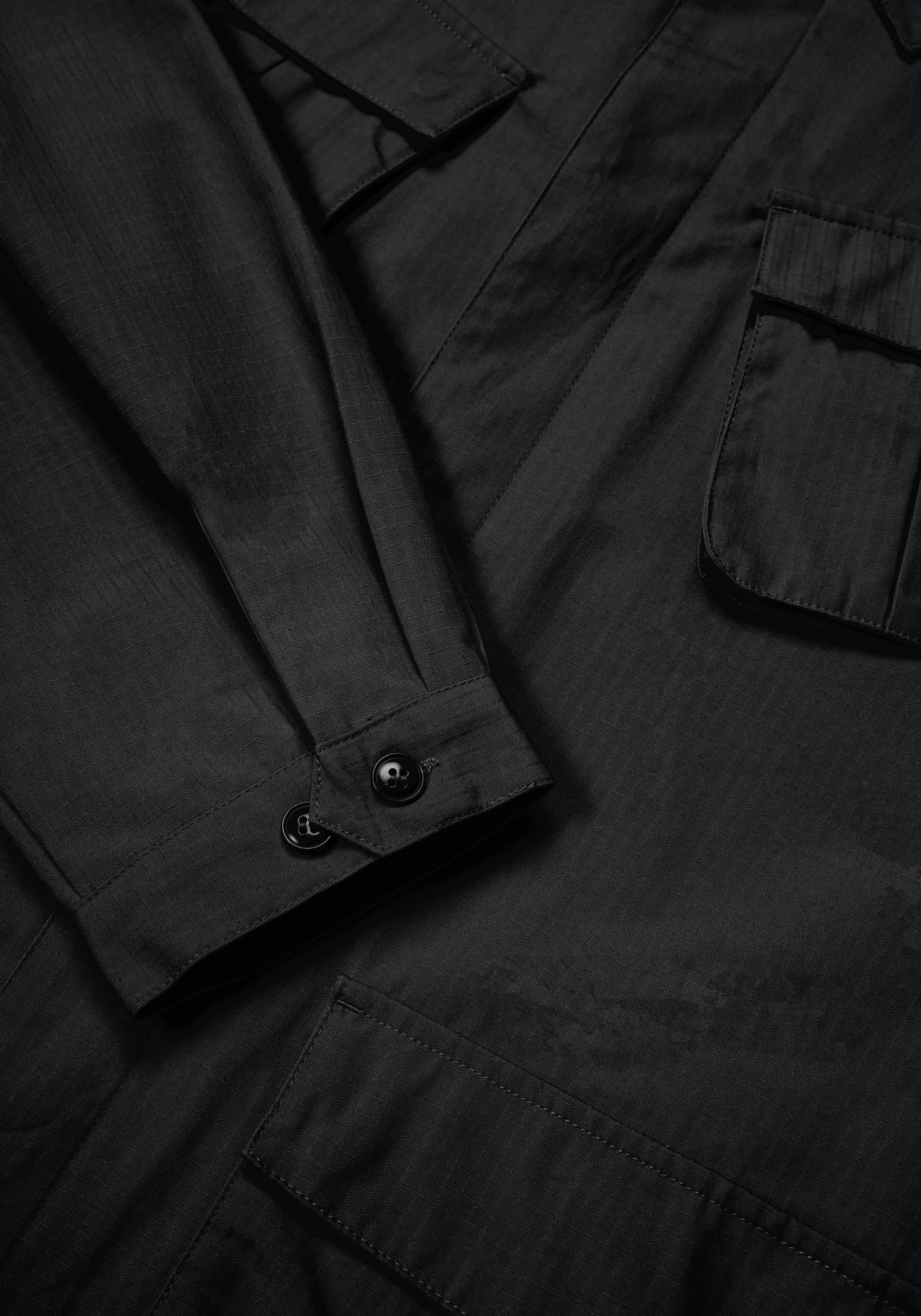 Veste Cargo Technique Respirante MKI Miyuki Zoku - Veste Polyvalente Ripstop avec Poches Utilitaires | Conception Urbaine pour Tenues Décontractées ou Sportives