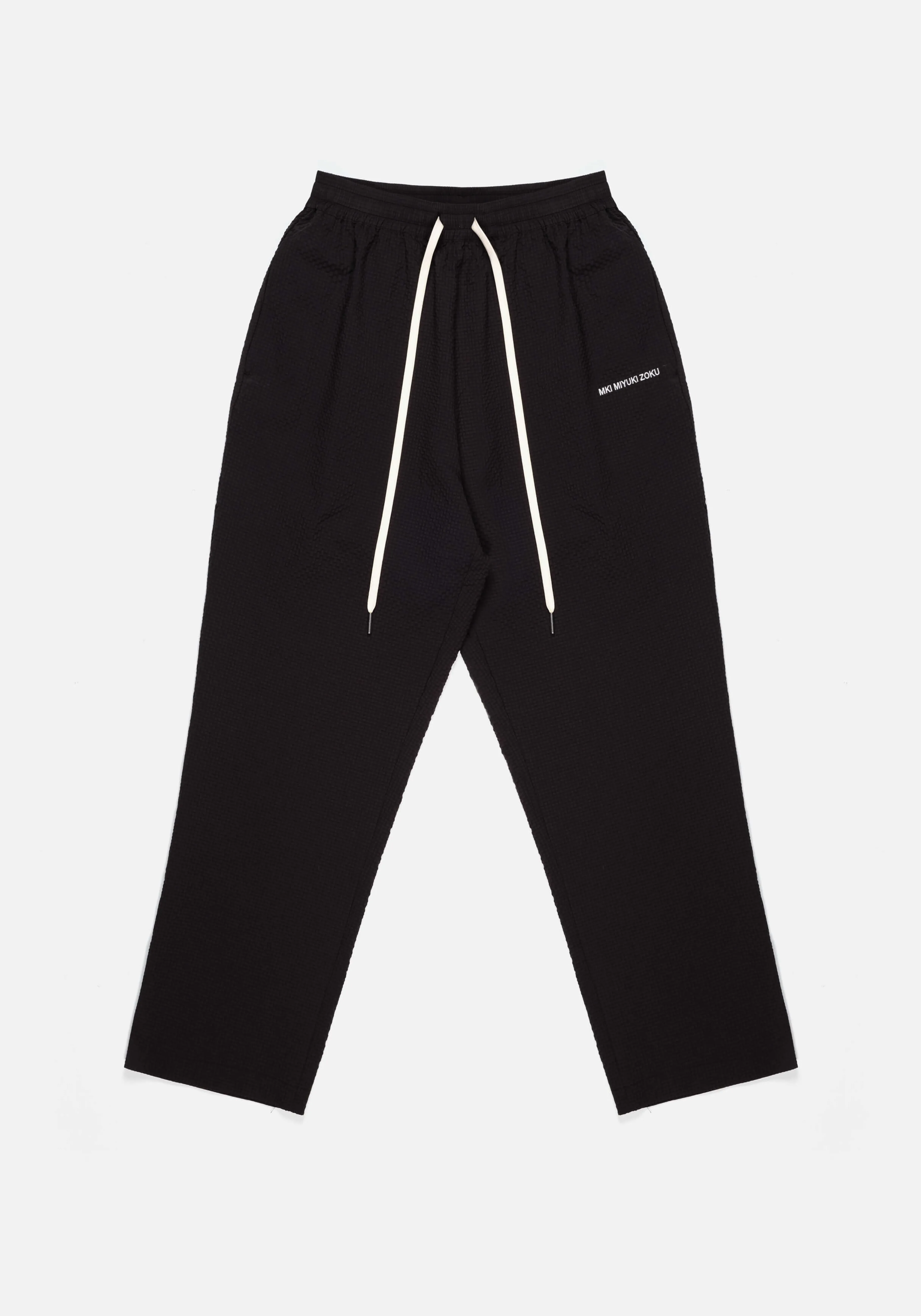 Pantalon Seersucker Respirant MKI Miyuki Zoku - Jogging Décontracté & Modèle Élégant