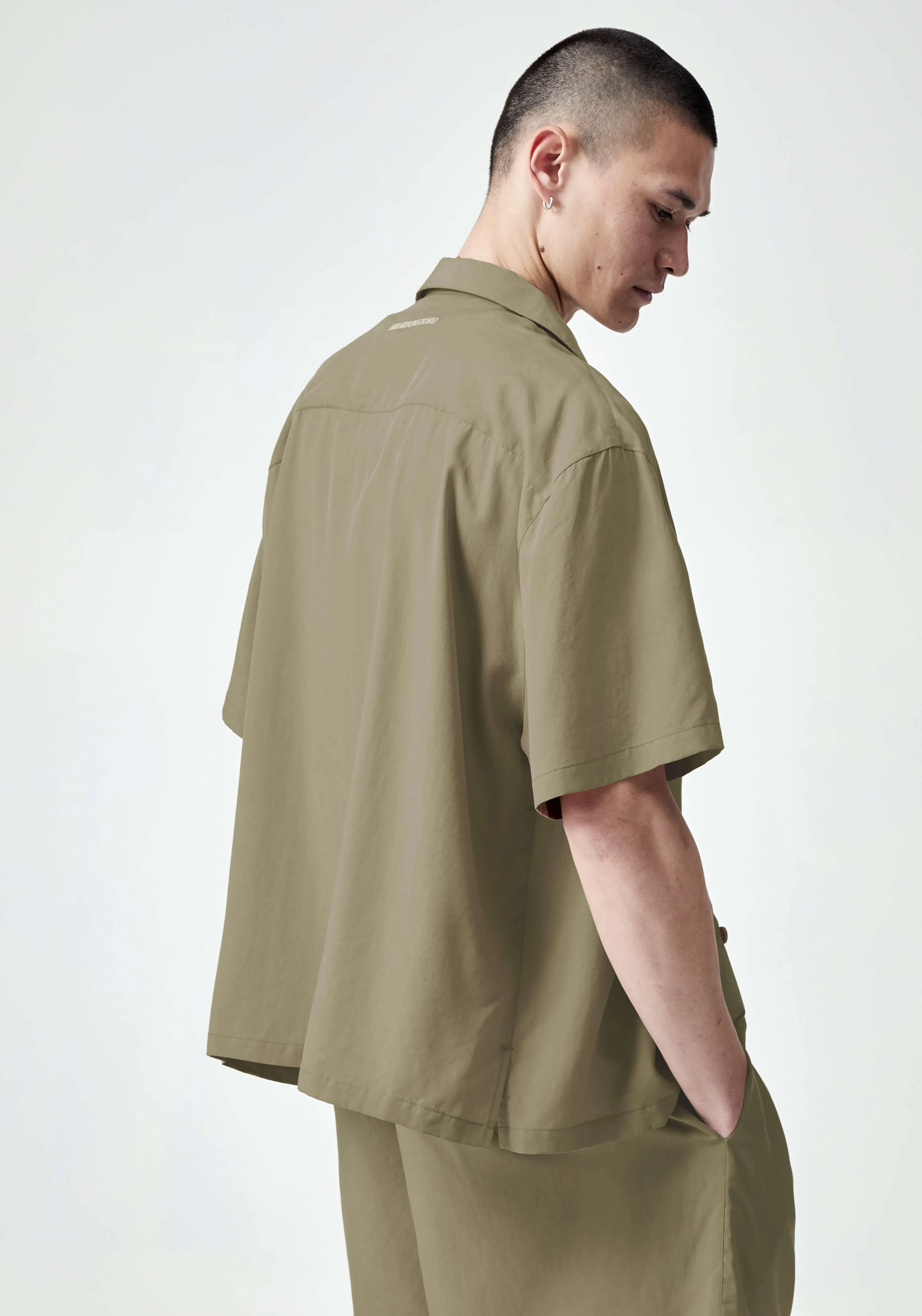 Miyuki Zoku - Chemise Respirante en Tencel pour Voyages - Style Urbain Décontracté