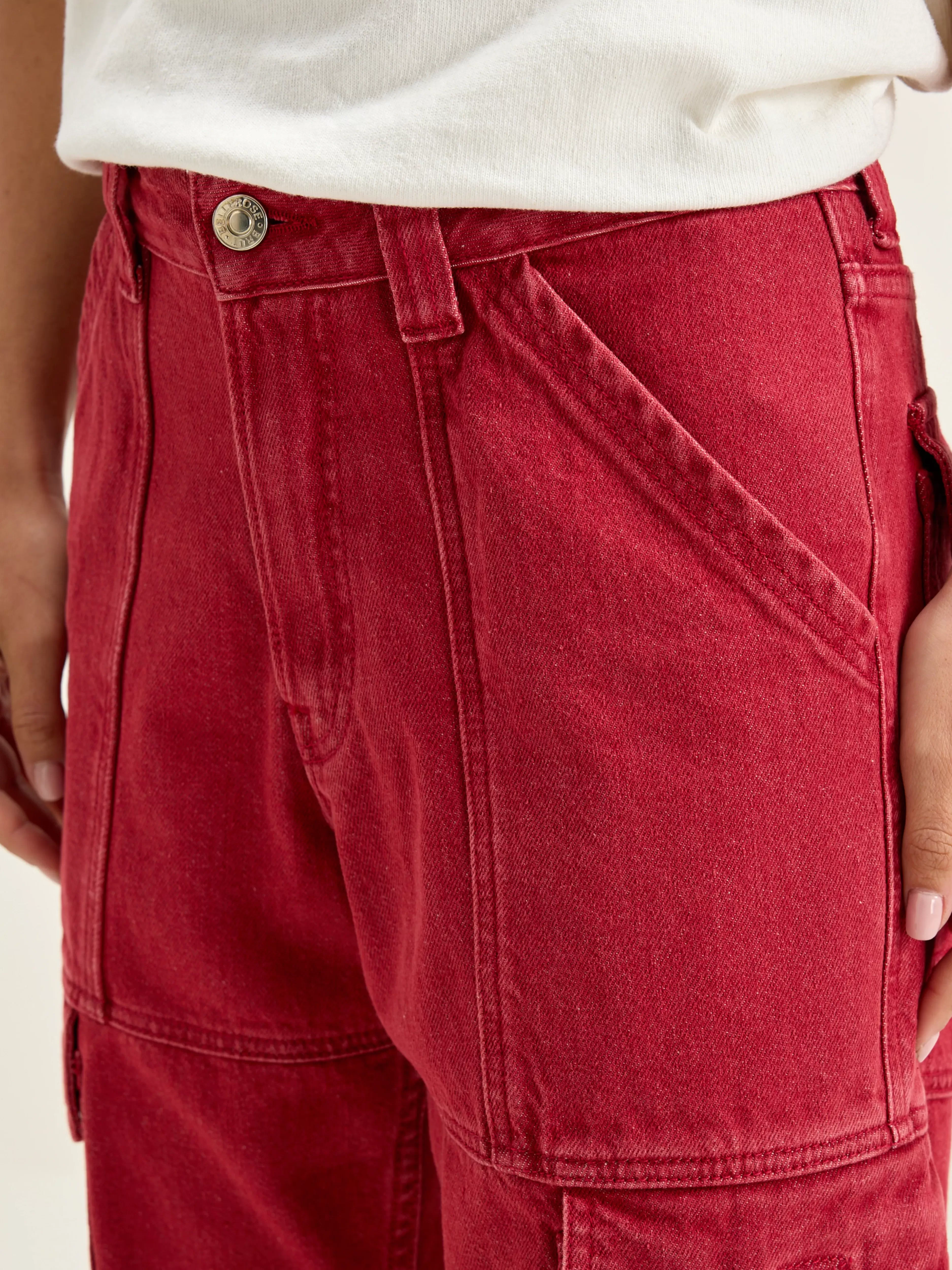 Bellerose - Pantalon Cargo Pandora Style Urbain avec Poches Utilitaires | Collection Denim Confort Moderne