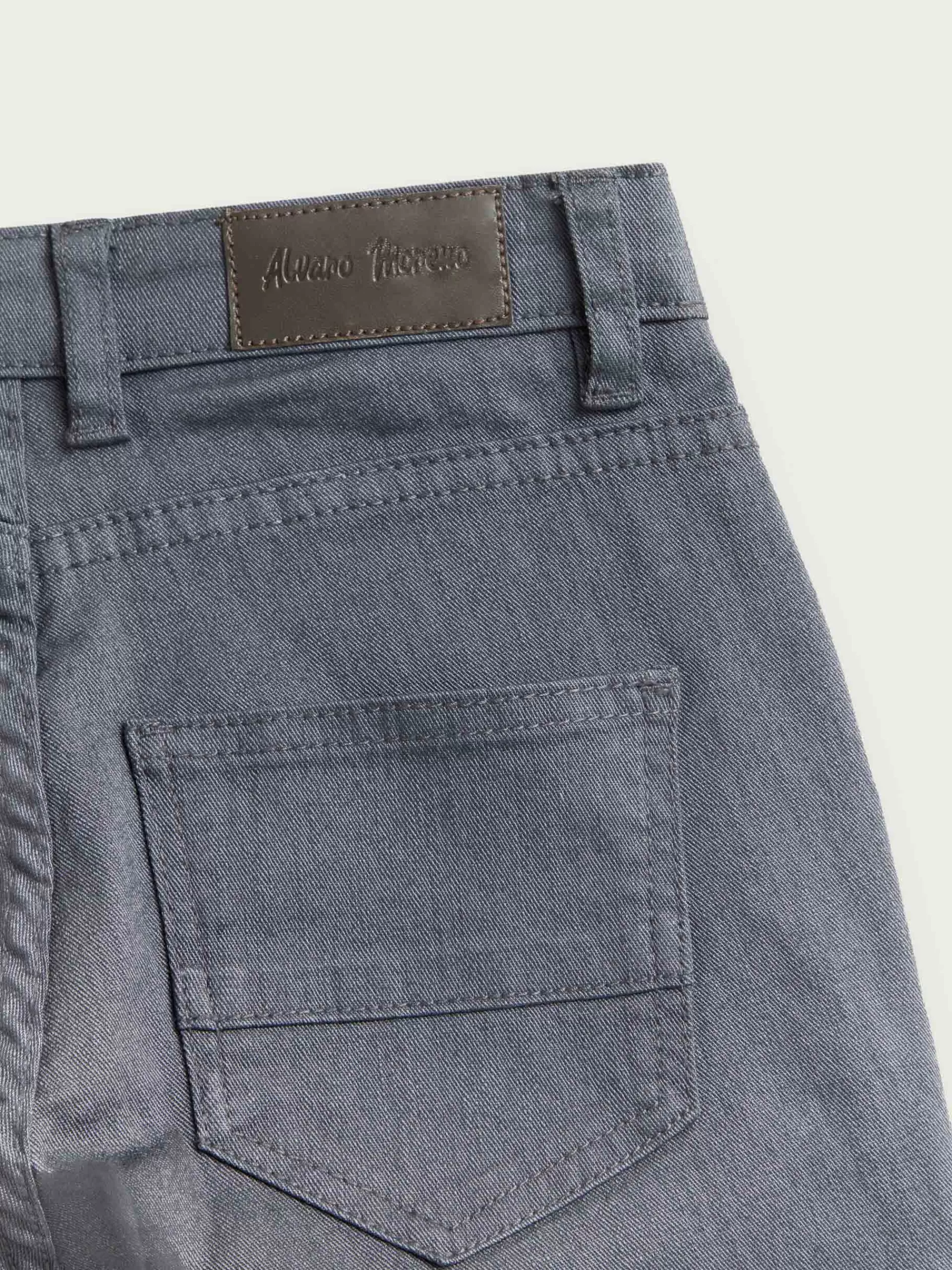 Alvaro Moreno - Pantalon Enfant 5 Poches Confortable - Bleu Denim - Style Urbain Tendances