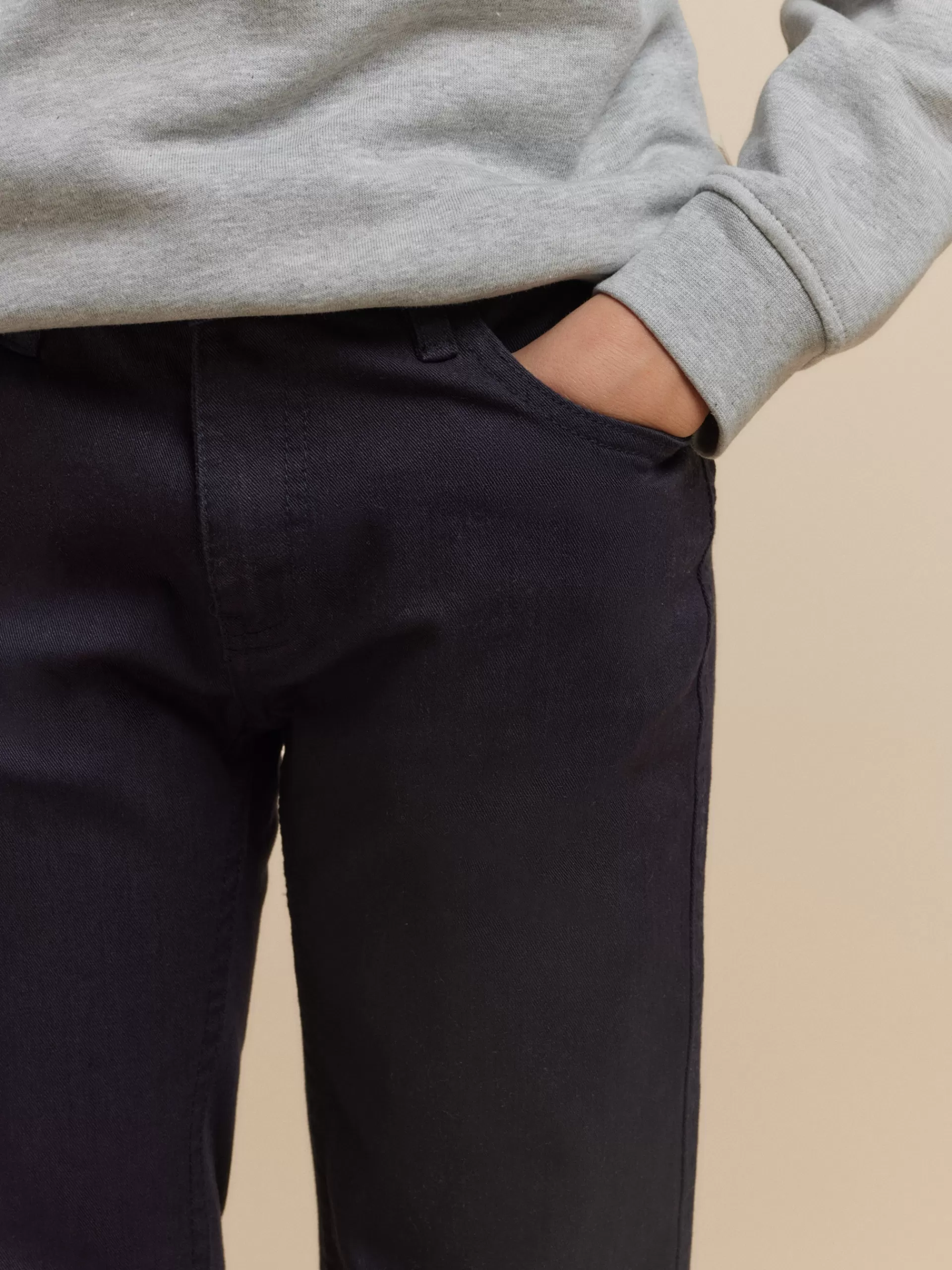 Pantalon Garçon Alvaro Moreno - 5 Poches Pratiques en Bleu Marine Moderne (Promo Express)
