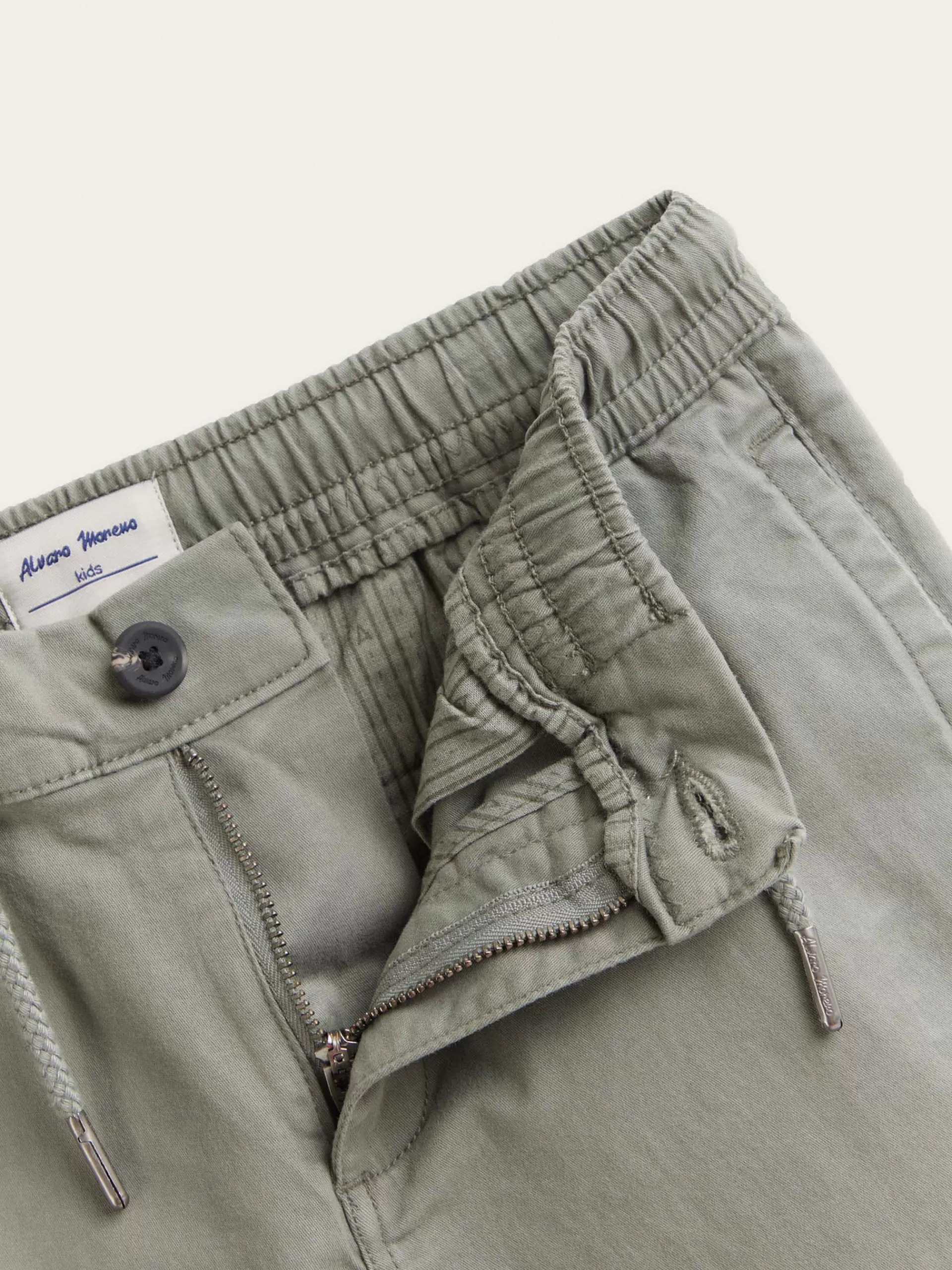 Pantalon Garçon Alvaro Moreno - Modèle Ander en Tissu Respirant, Vert Forêt (Taille Enfant)