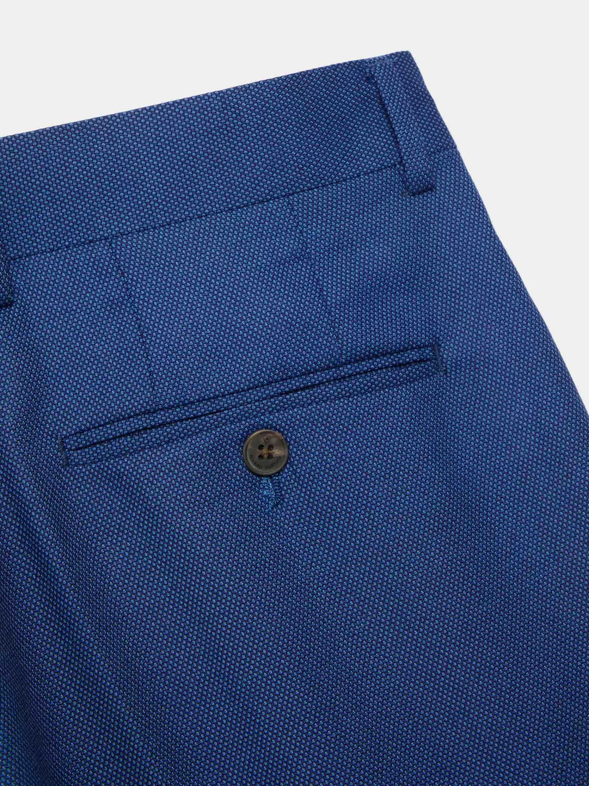 Pantalon décontracté Alvaro Moreno - Bleu Birdseye, coupe moderne et prix attractif