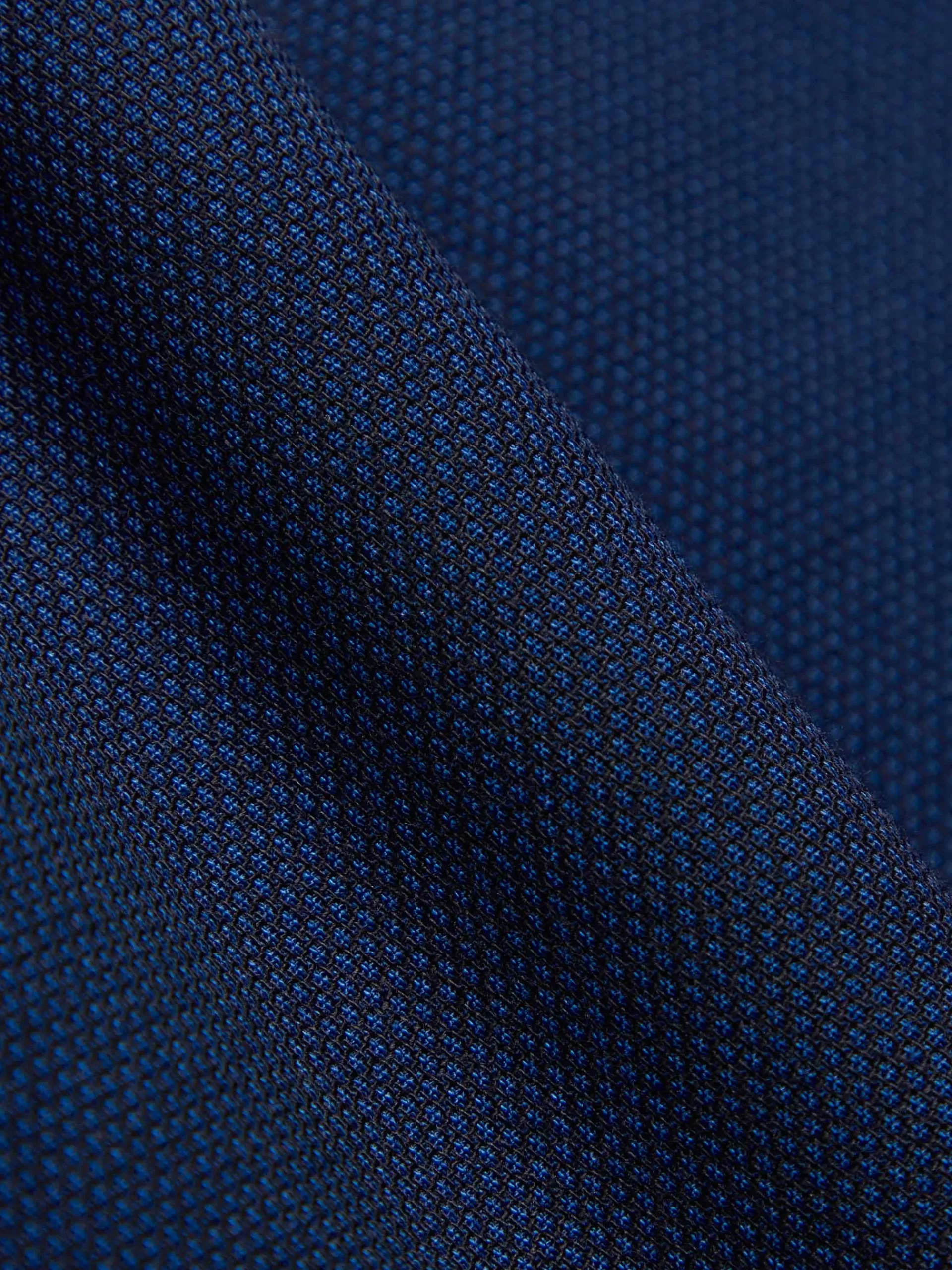Pantalon Homme Alvaro Moreno - Tissu œil de perdrix Bleu Marine - Coupe moderne et confortable