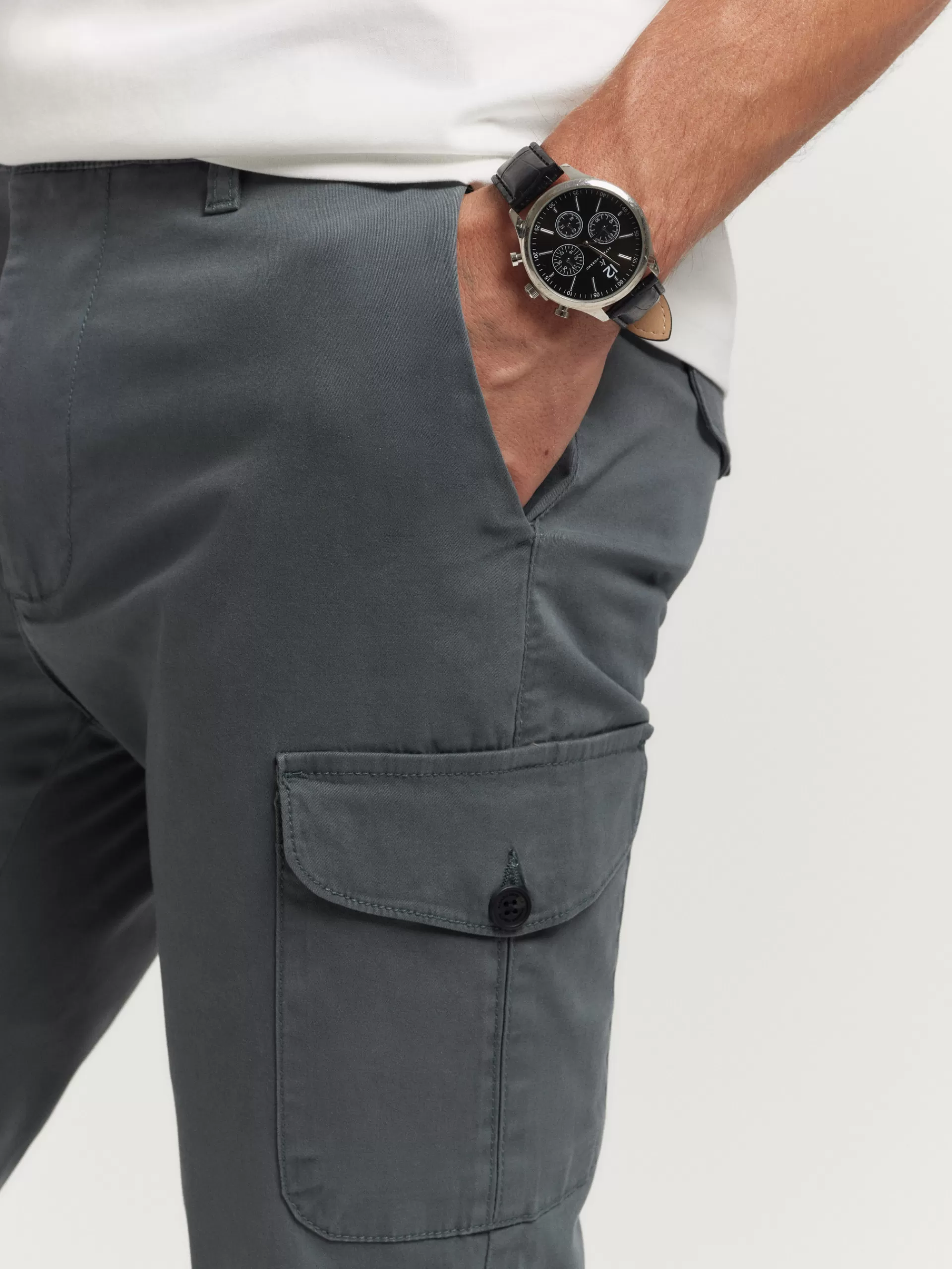 Pantalon Décontracté Buffalo Bleu par Alvaro Moreno - Style Urbain & Confortable à Prix Doux