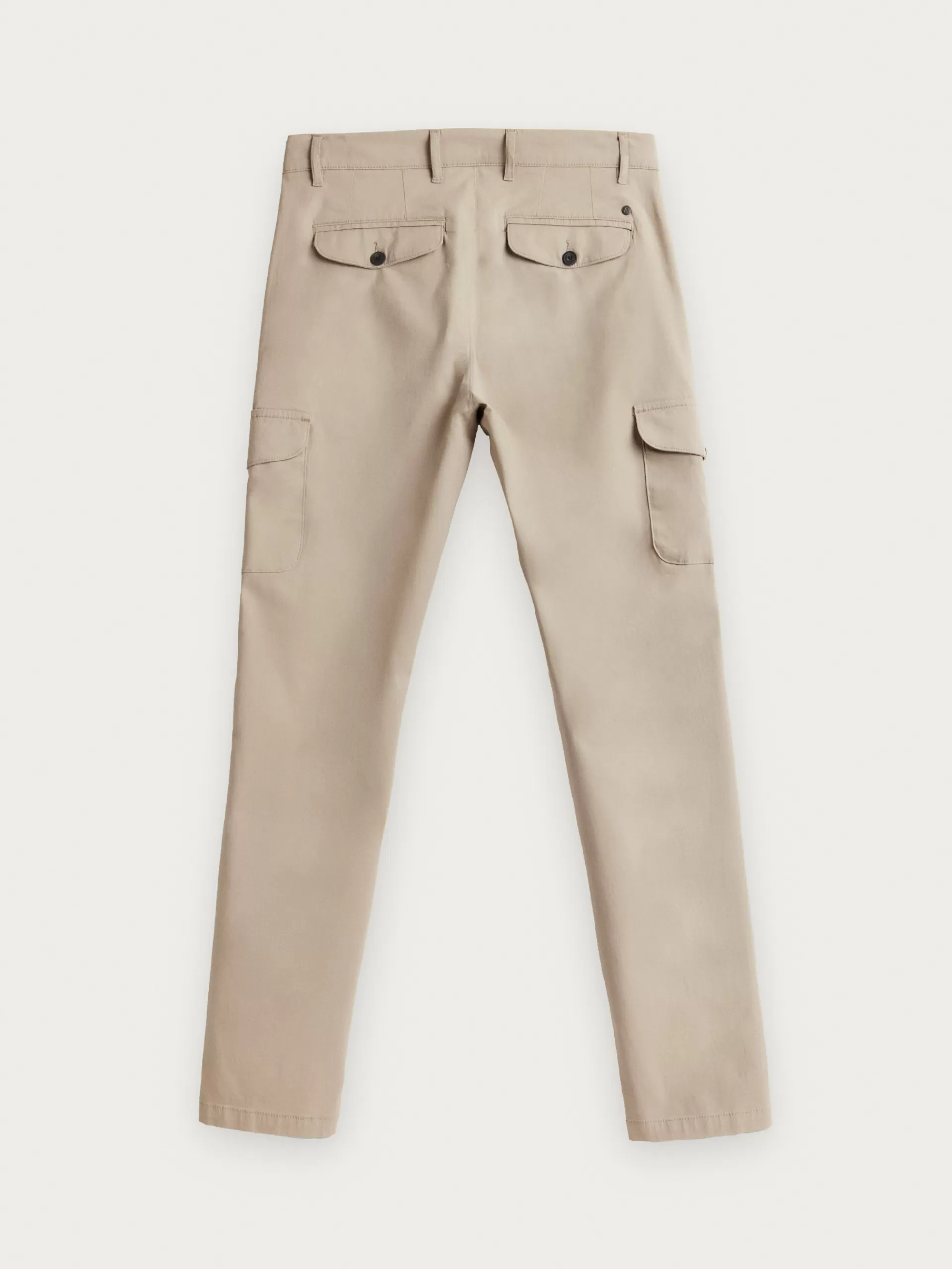 Pantalon Slim Buffalo Alvaro Moreno - Jean Taille Haute Élégant en Toile Beige Détails Tendance, Coupe Confortable pour un Look Urbain Moderne