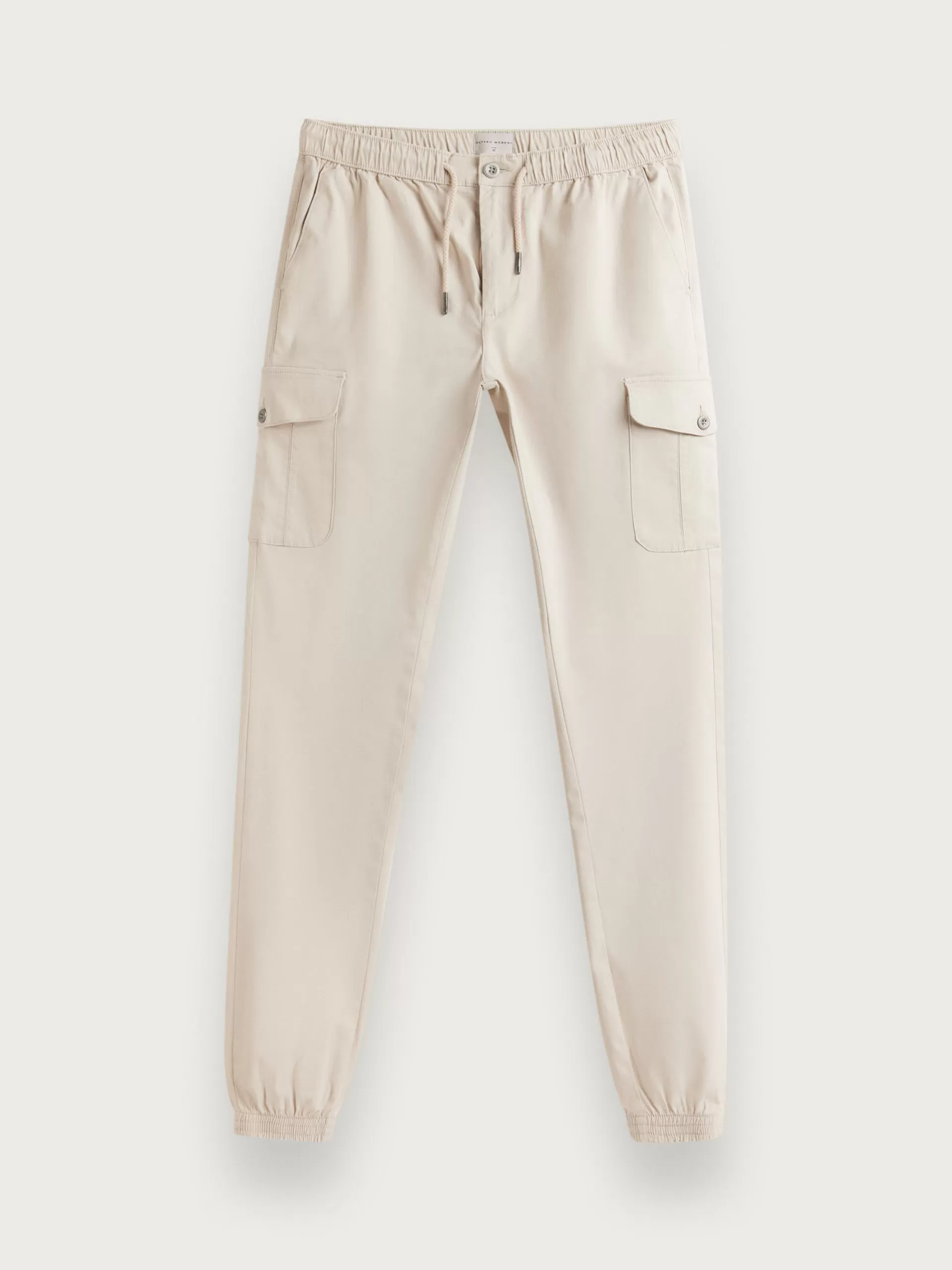 Pantalon Homme Alvaro Moreno - Modèle Bufford en Tissu Résistant  
Couleur Crudo Naturel - Style Décontracté Élégant