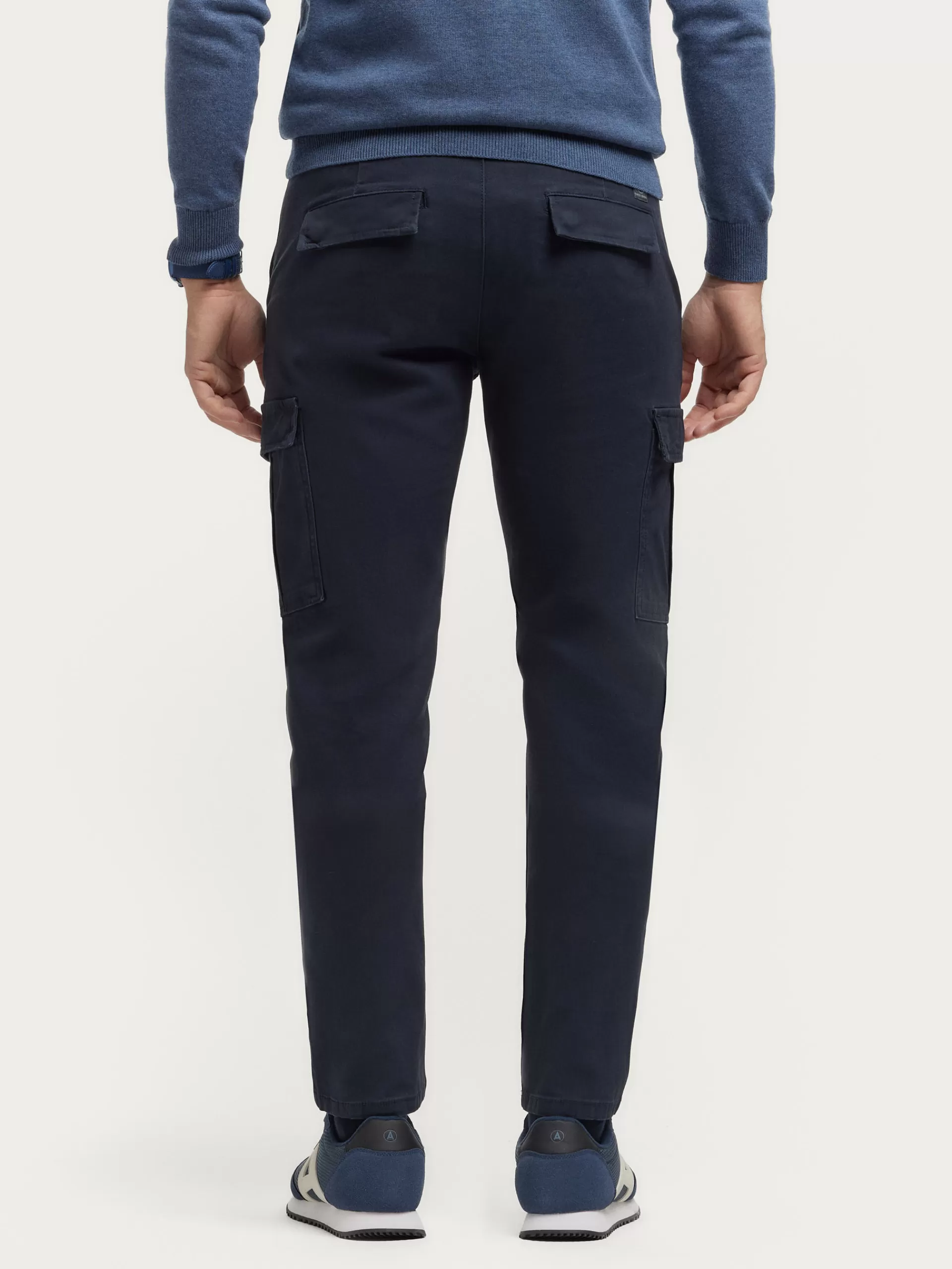 Pantalon Cargo Homme Alvaro Moreno Elvis - Bleu Marine, Style Urbain Décontracté