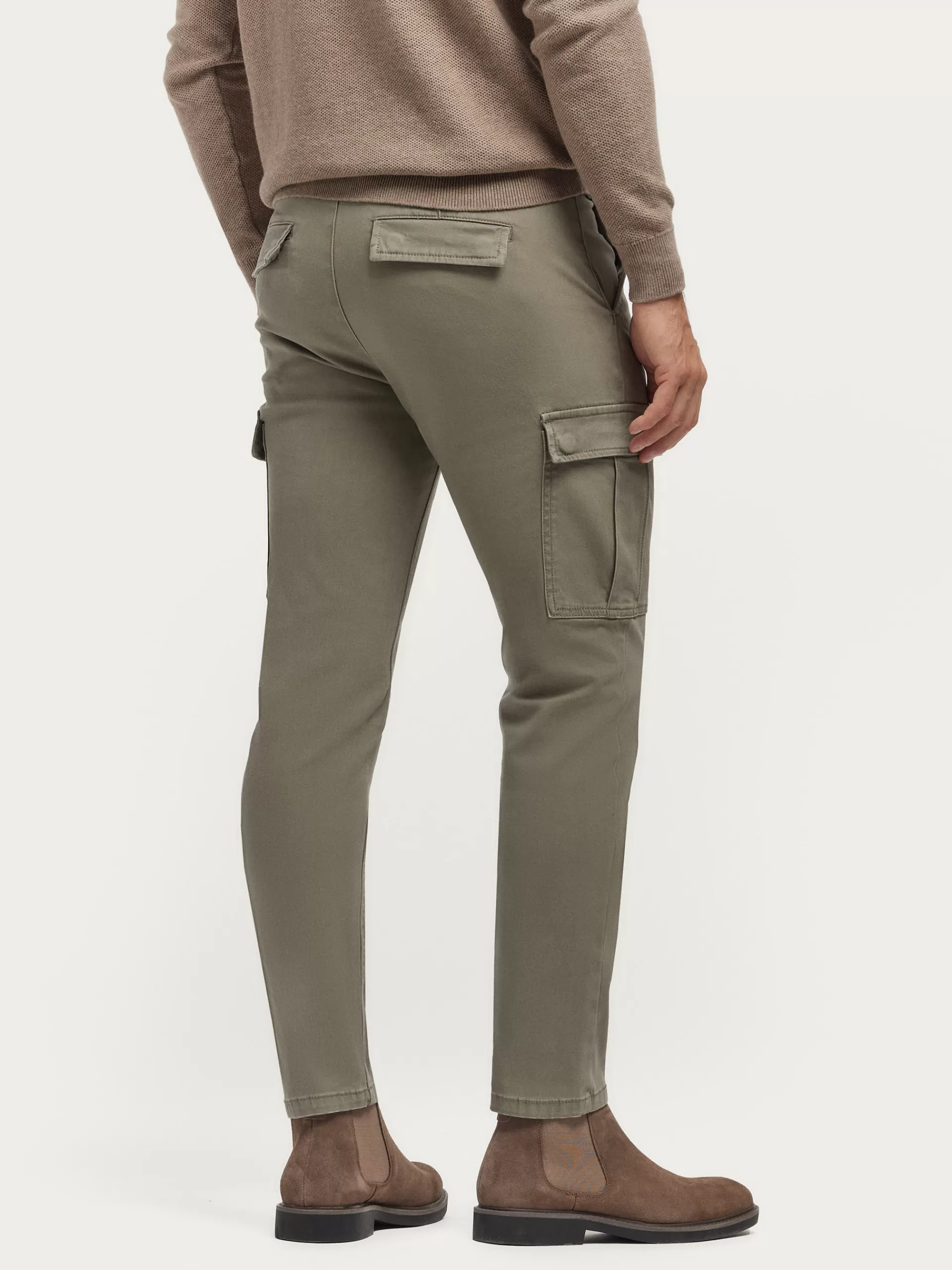 Pantalon Cargo Homme Détente Elvis - Vert Militaire, Style Urbain & Confort Optimal