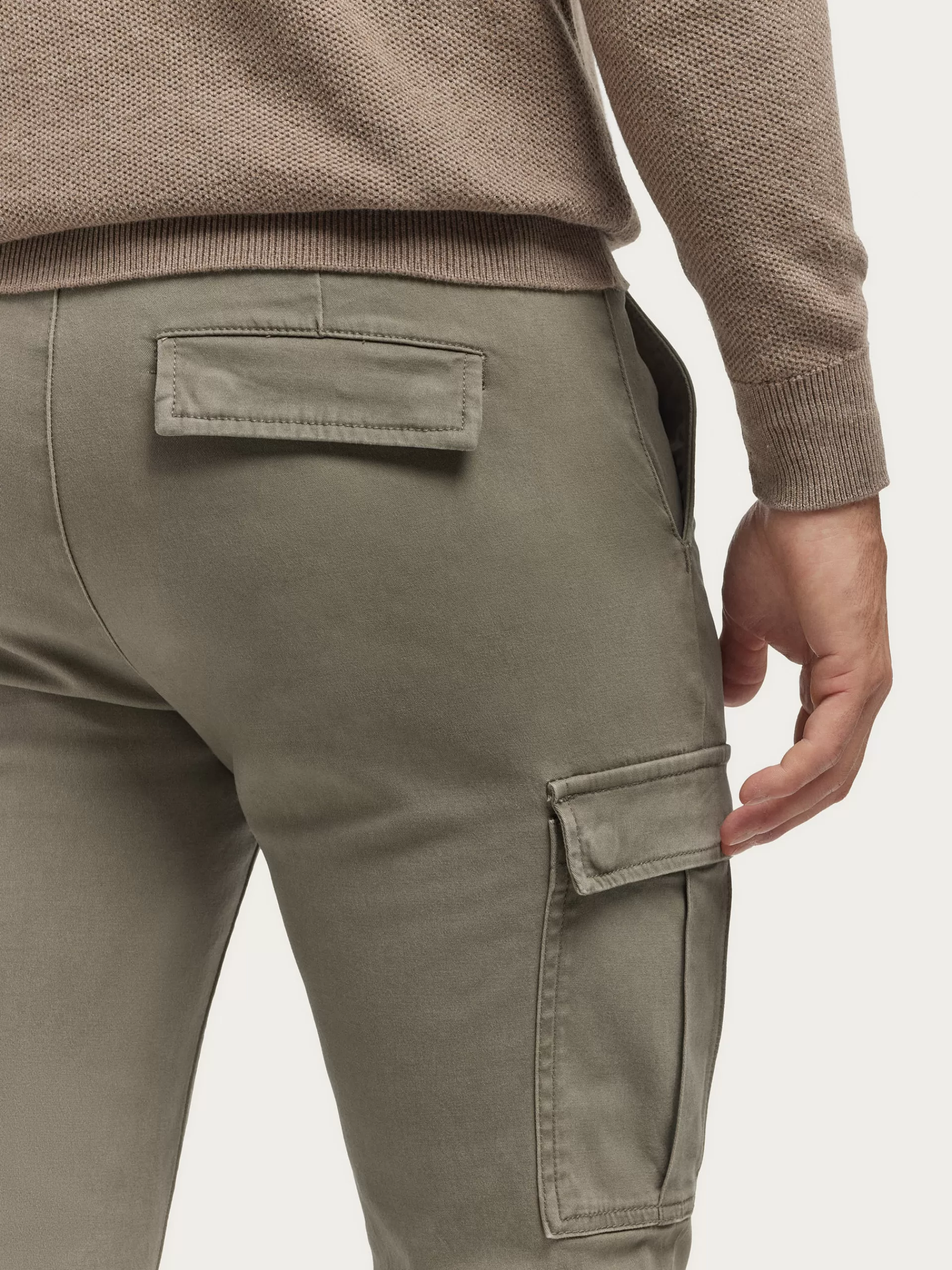 Pantalon Cargo Homme Détente Elvis - Vert Militaire, Style Urbain & Confort Optimal