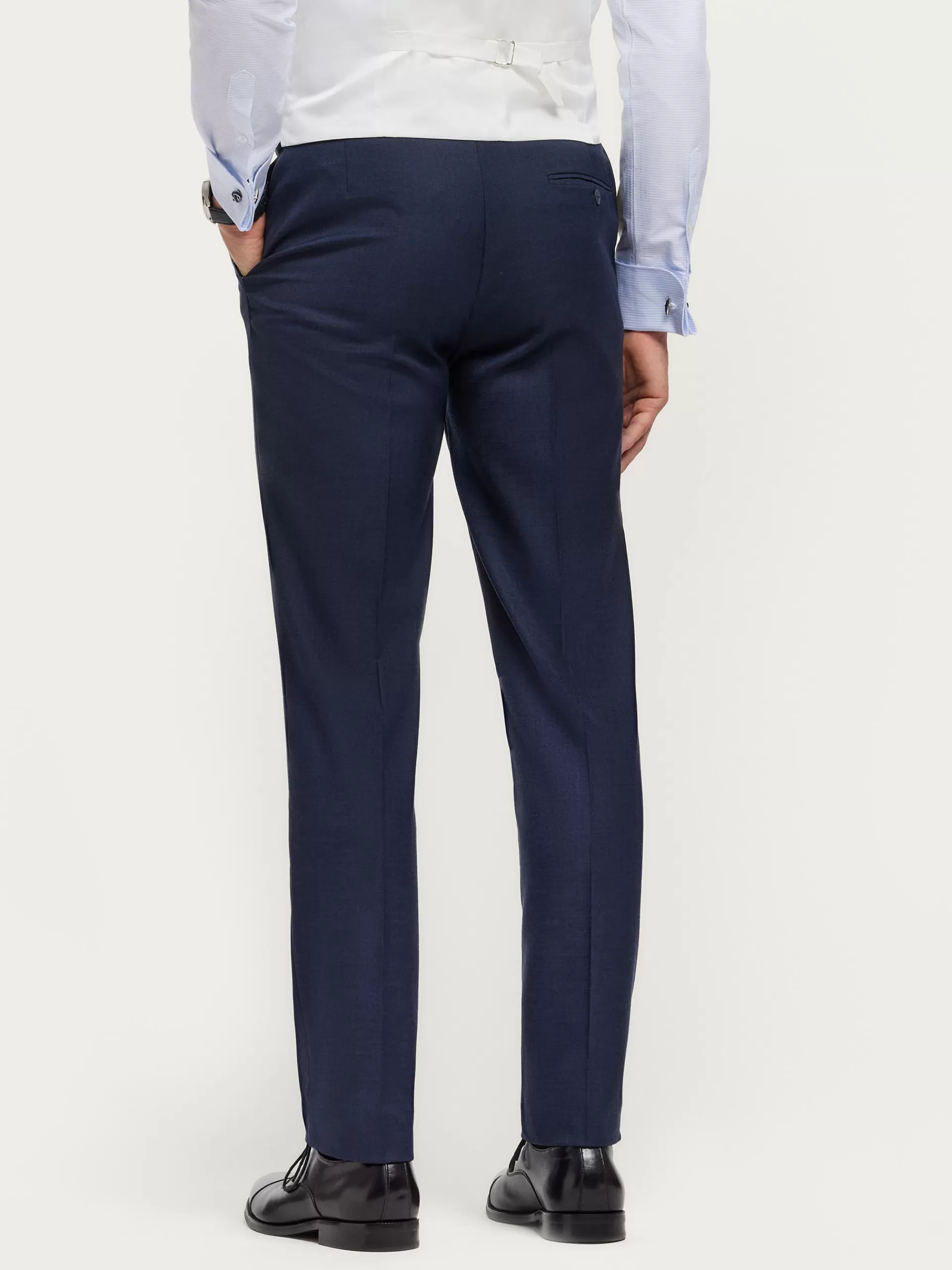 Pantalon de Cérémonie Élégant Alvaro Moreno - Bleu Marine en Promotion Exclusif