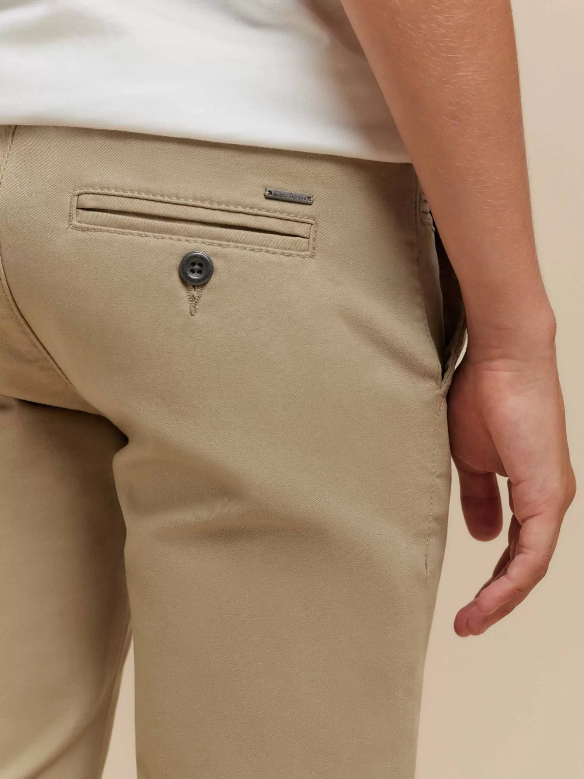 Pantalon Dalton Enfant Alvaro Moreno - Sable Détails Confortables en Promo Éclair