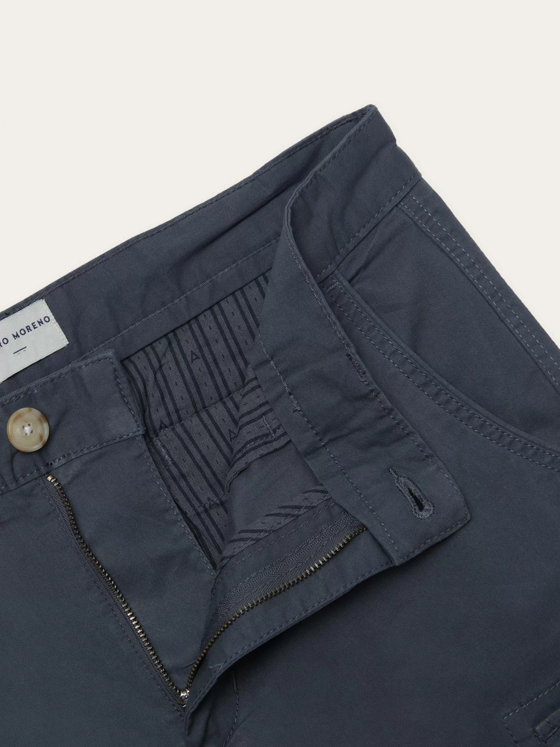 Pantalon de Combat Urbain Bleu Sable - Style Décontracté par Alvaro Moreno Homme