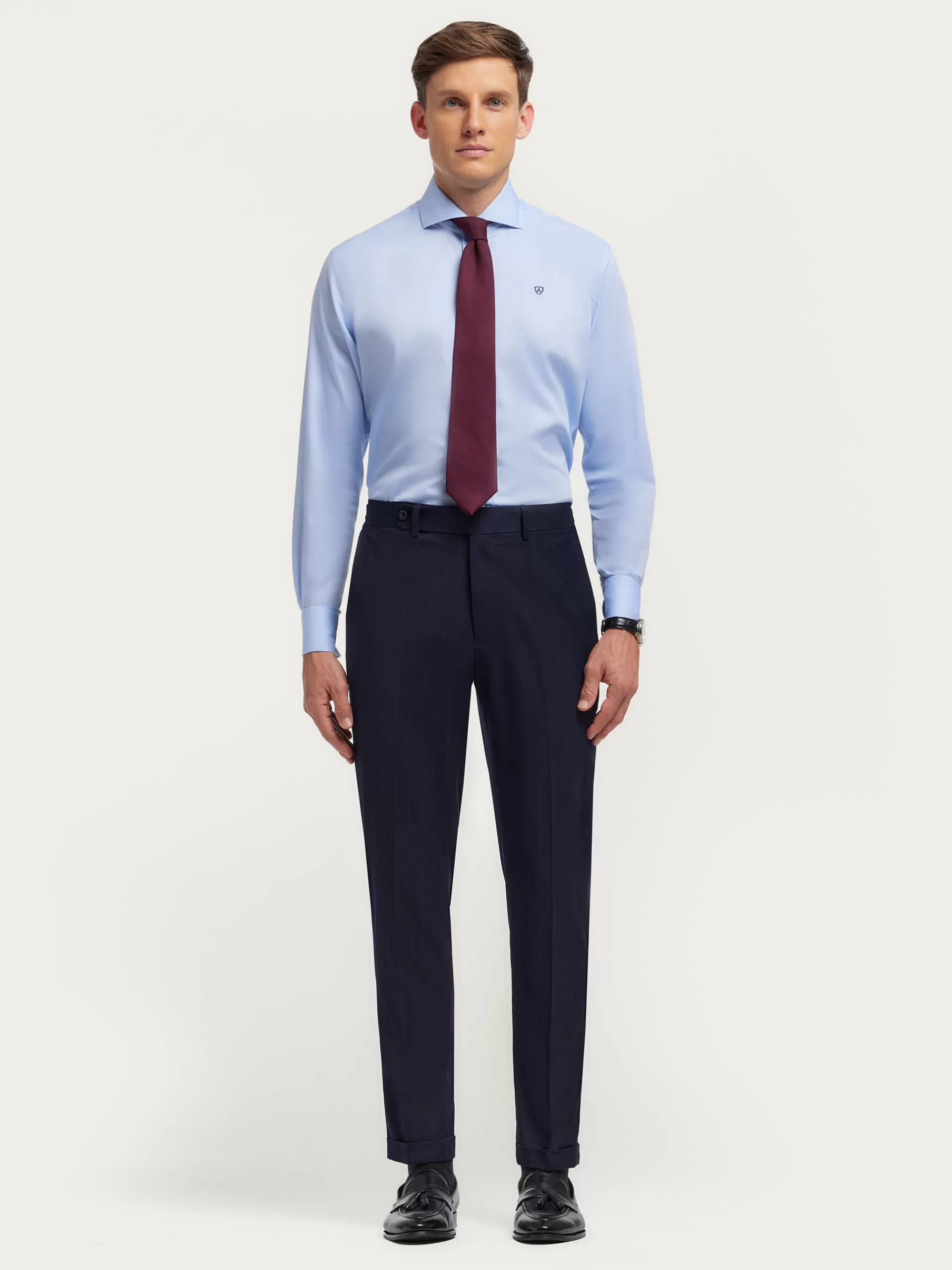 Pantalon Slim Homme Álvaro Moreno Diplo Bleu Marine - Coupe Élégante Prix Abordable