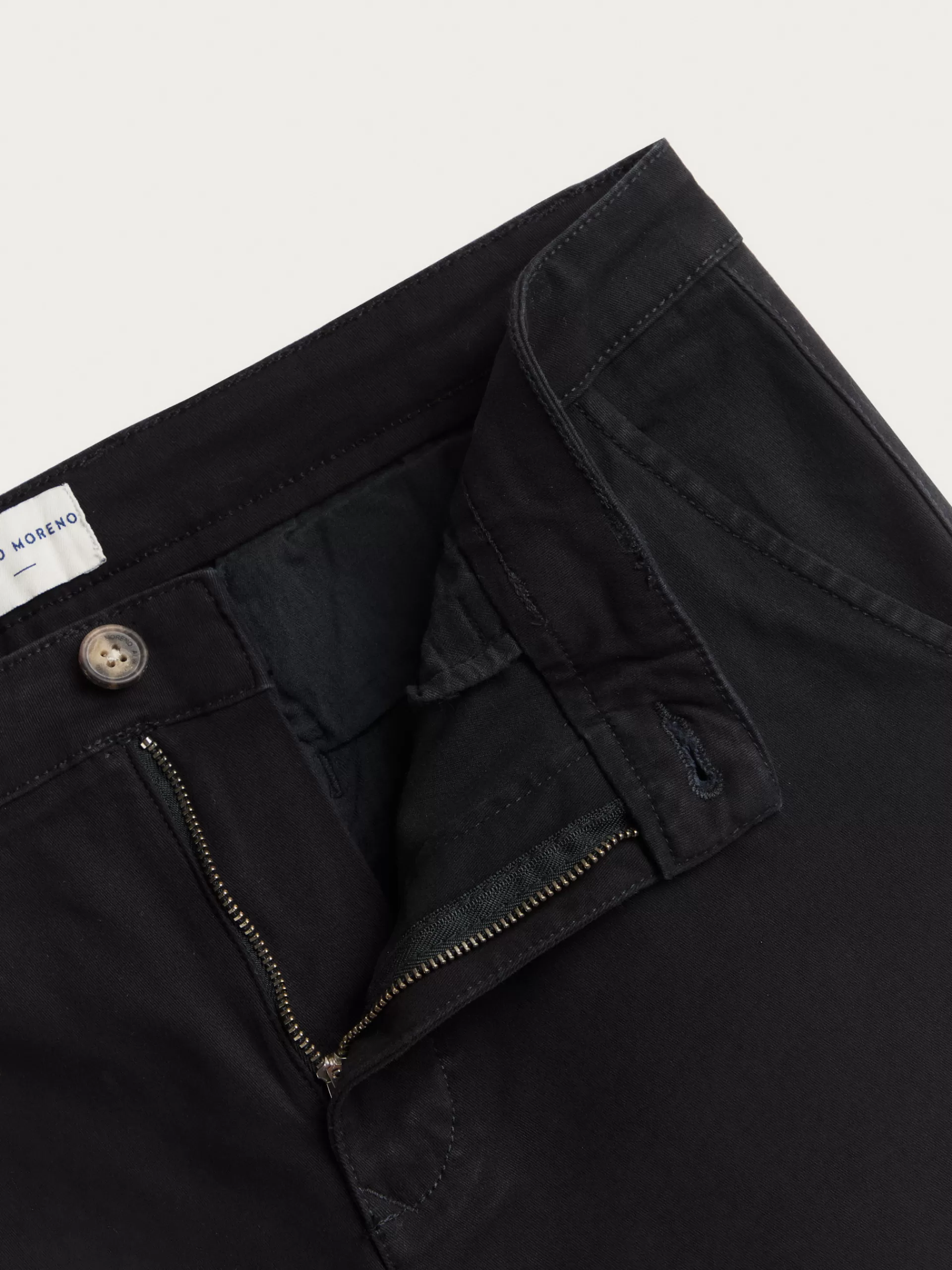 Pantalon Alvaro Moreno Style Elvis - Coupe Slim Vintage en Denim Noir pour Homme