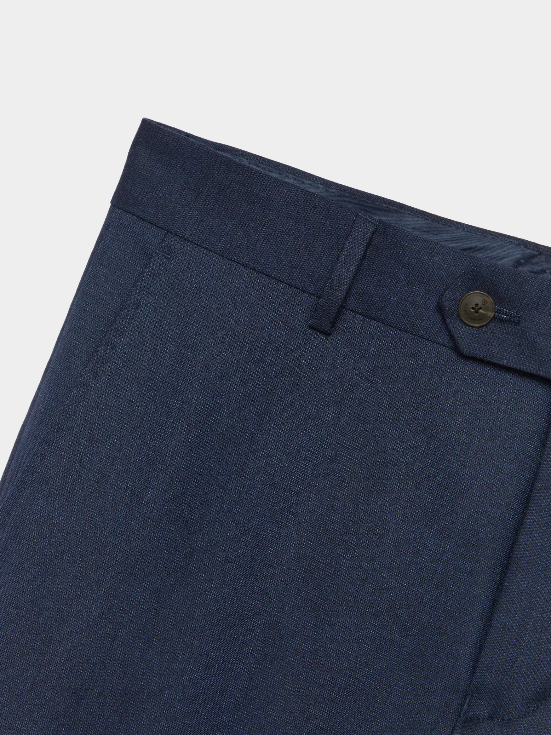 Pantalon Homme Alvaro Moreno en Tissage Croisé Bleu Marine - Coupe Moderne et Confortable