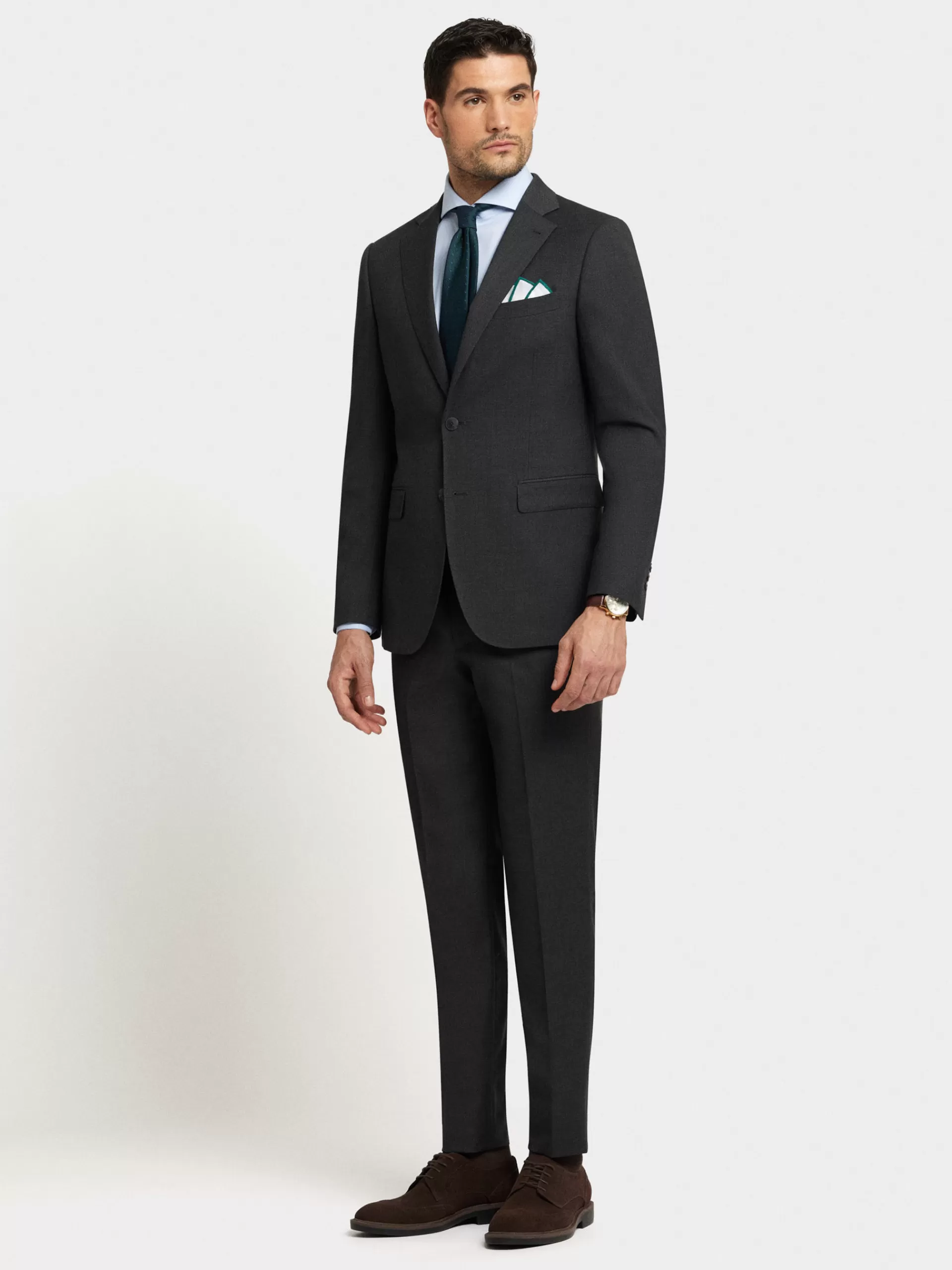 Pantalon Alvaro Moreno Fil-à-Fil Gris Cendré - Modèle Best-Seller en Édition Limitée