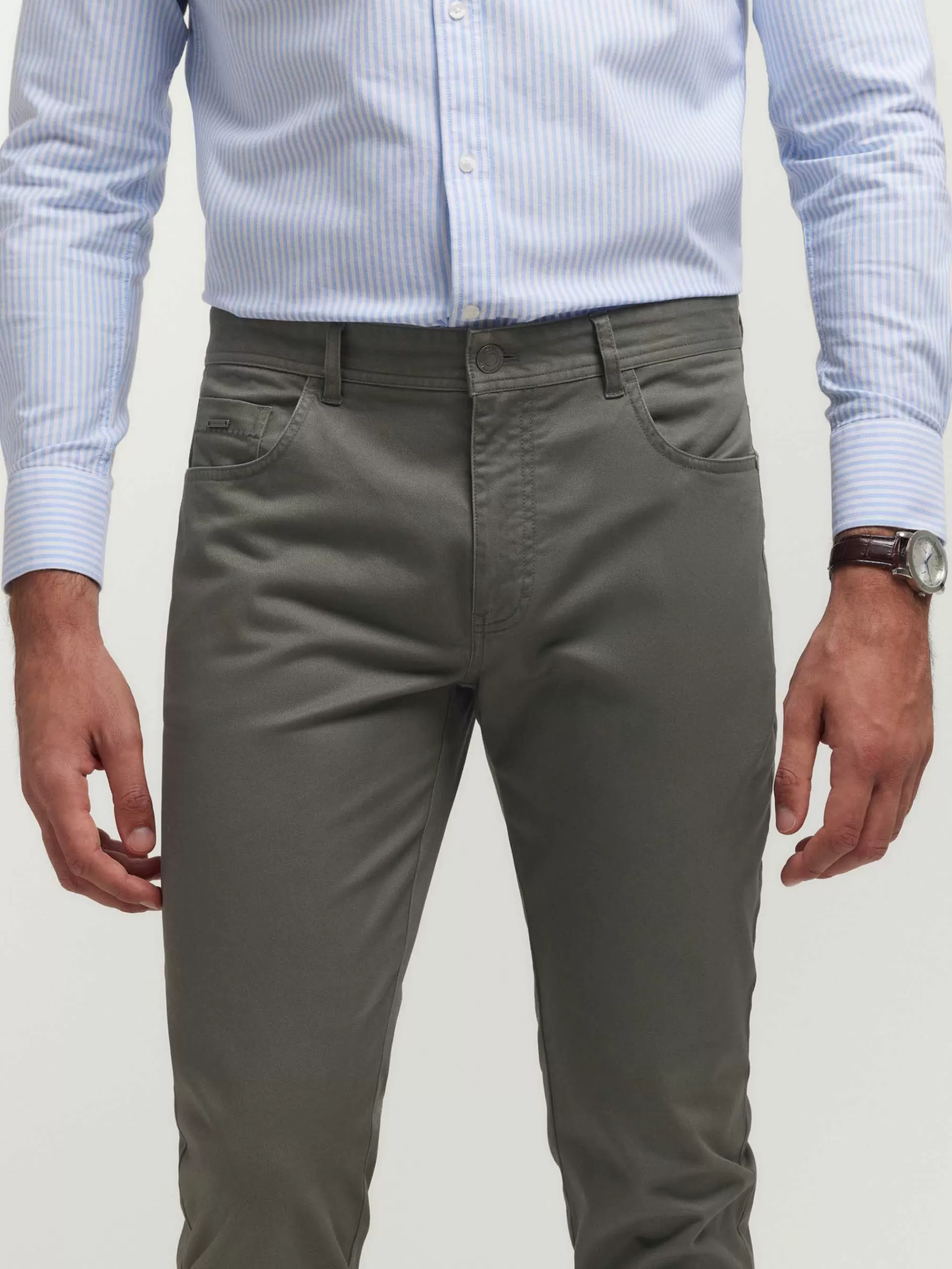 Pantalon Homme Alvaro Moreno Modèle Pic-Pic - Vert Forêt en Promotion Exclusive