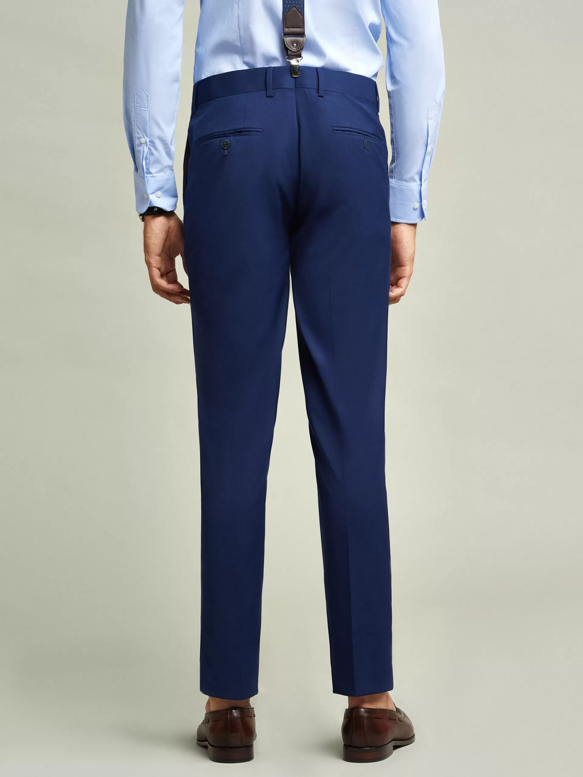 Pantalon Homme Slim Alvaro Moreno - Bleu Royal Tendance, Coupe Épurée & Confort Optimal (Promo Limitée)