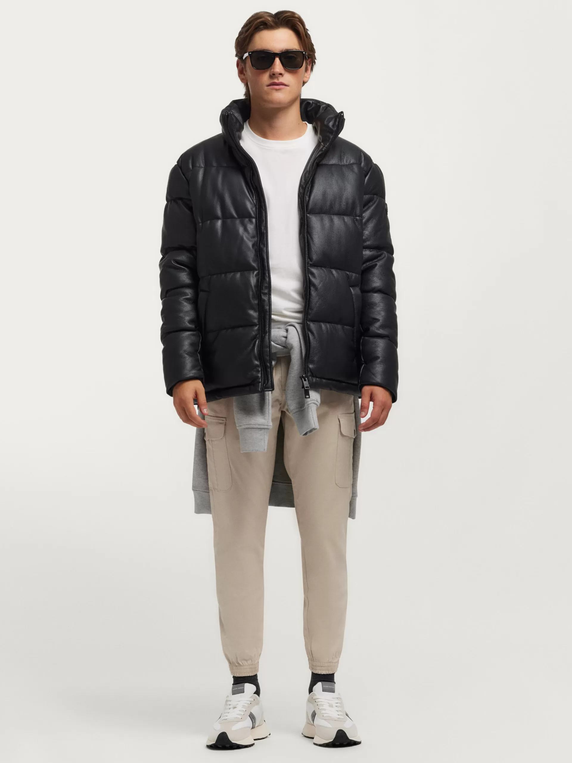 Parka Denver Noir Classique - Doudoune Urbaine Contemporaine pour Homme par Alvaro Moreno