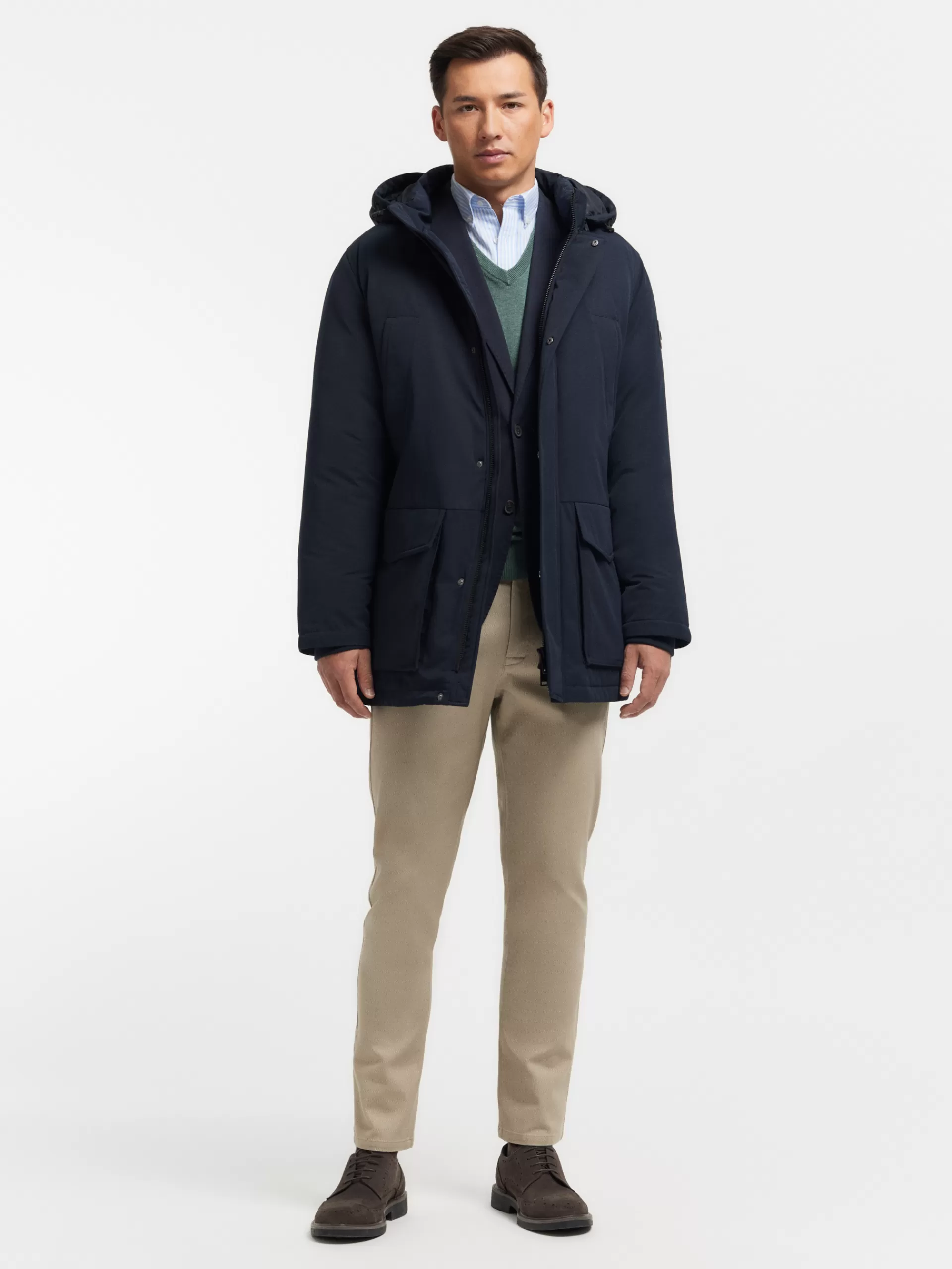 Shop Alvaro Moreno PARKA SHERMAN  Azul Marino