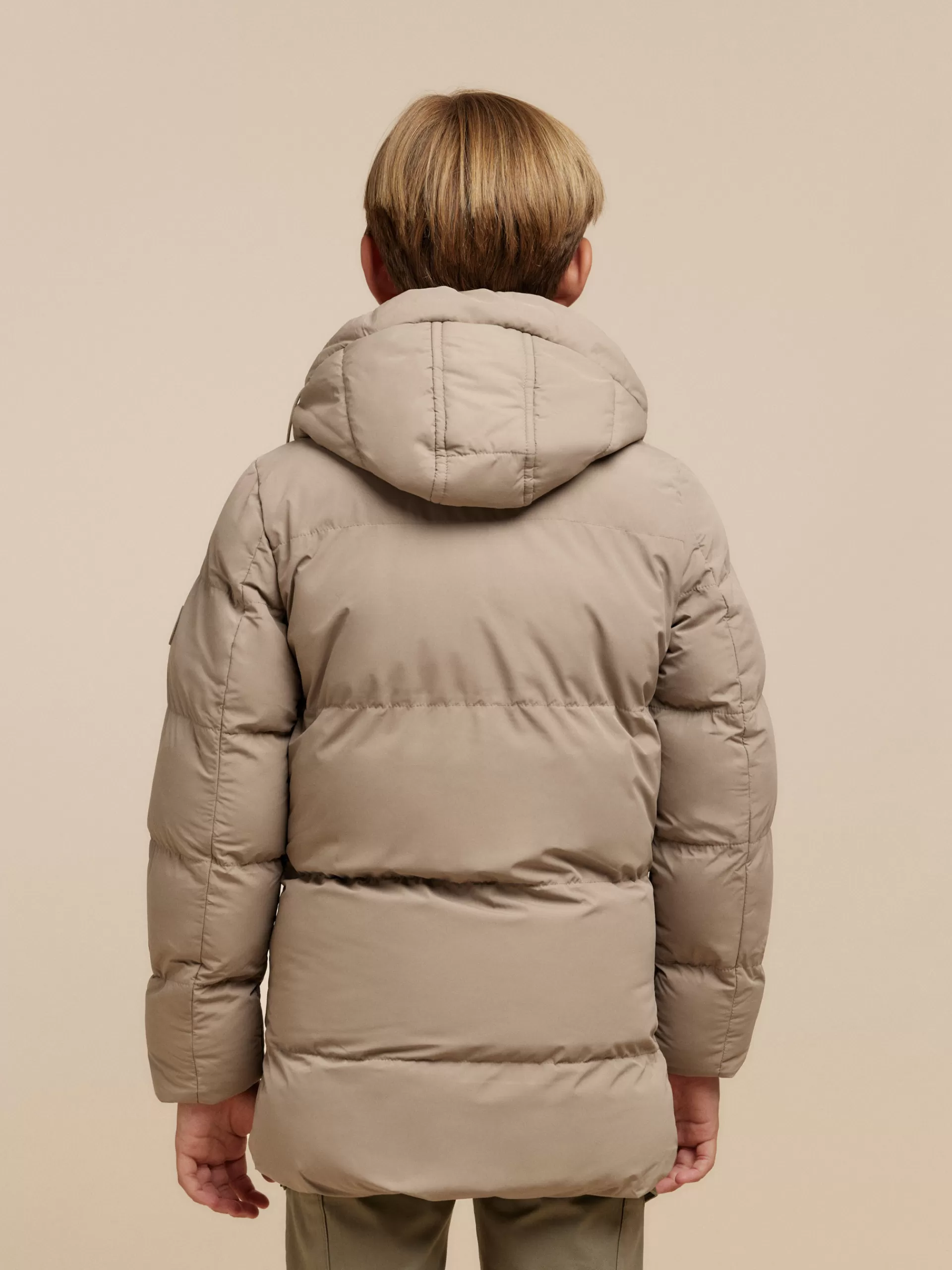 Parka Hiver Enfant Alvaro Moreno – Skywear Couleur Camel, Confortable & Style Urbain