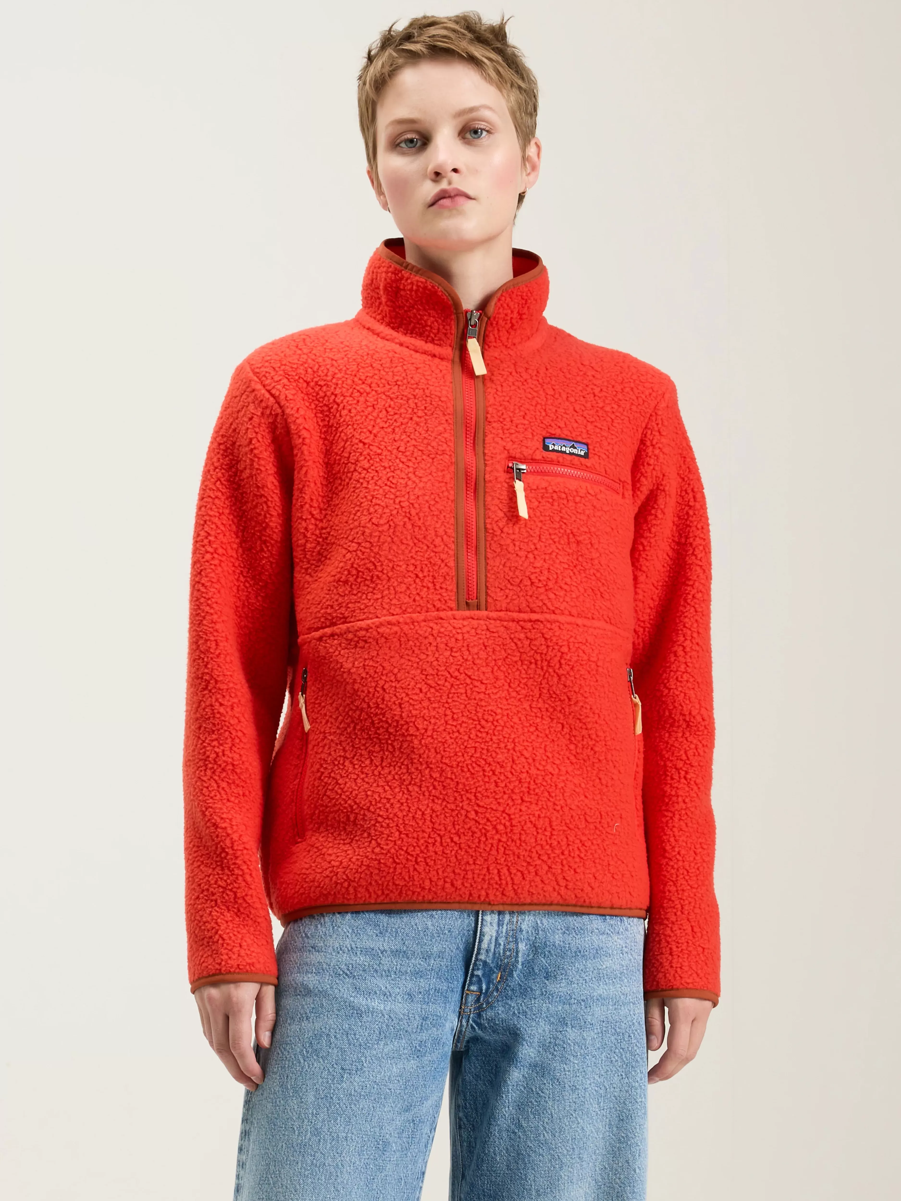 Patagonia - Sweat confortable à capuche en polaire rétro - Style intemporel pour femme