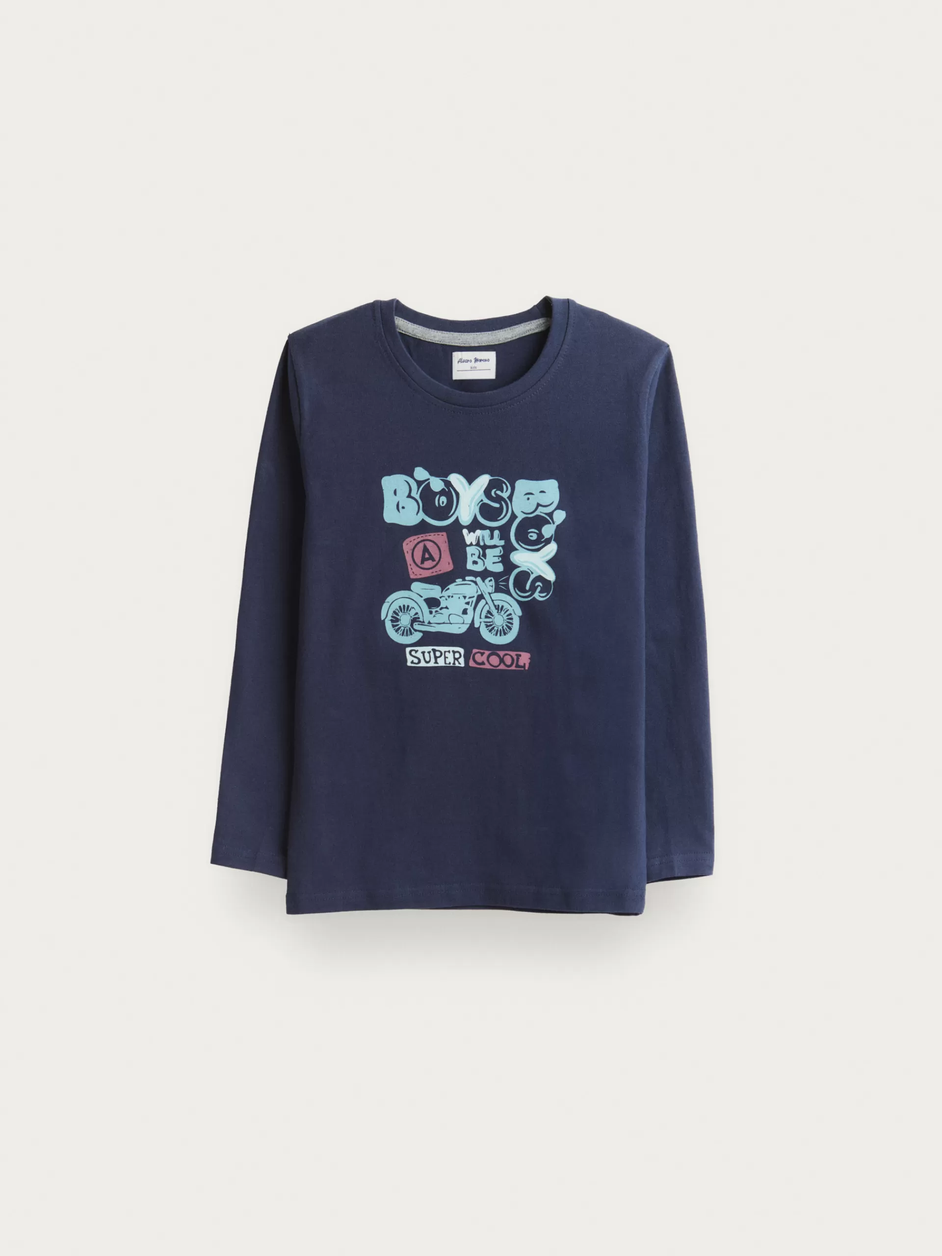 Pyjama Garçon Alvaro Moreno - Ensemble Nuit Douce Bleu Marine pour Enfants