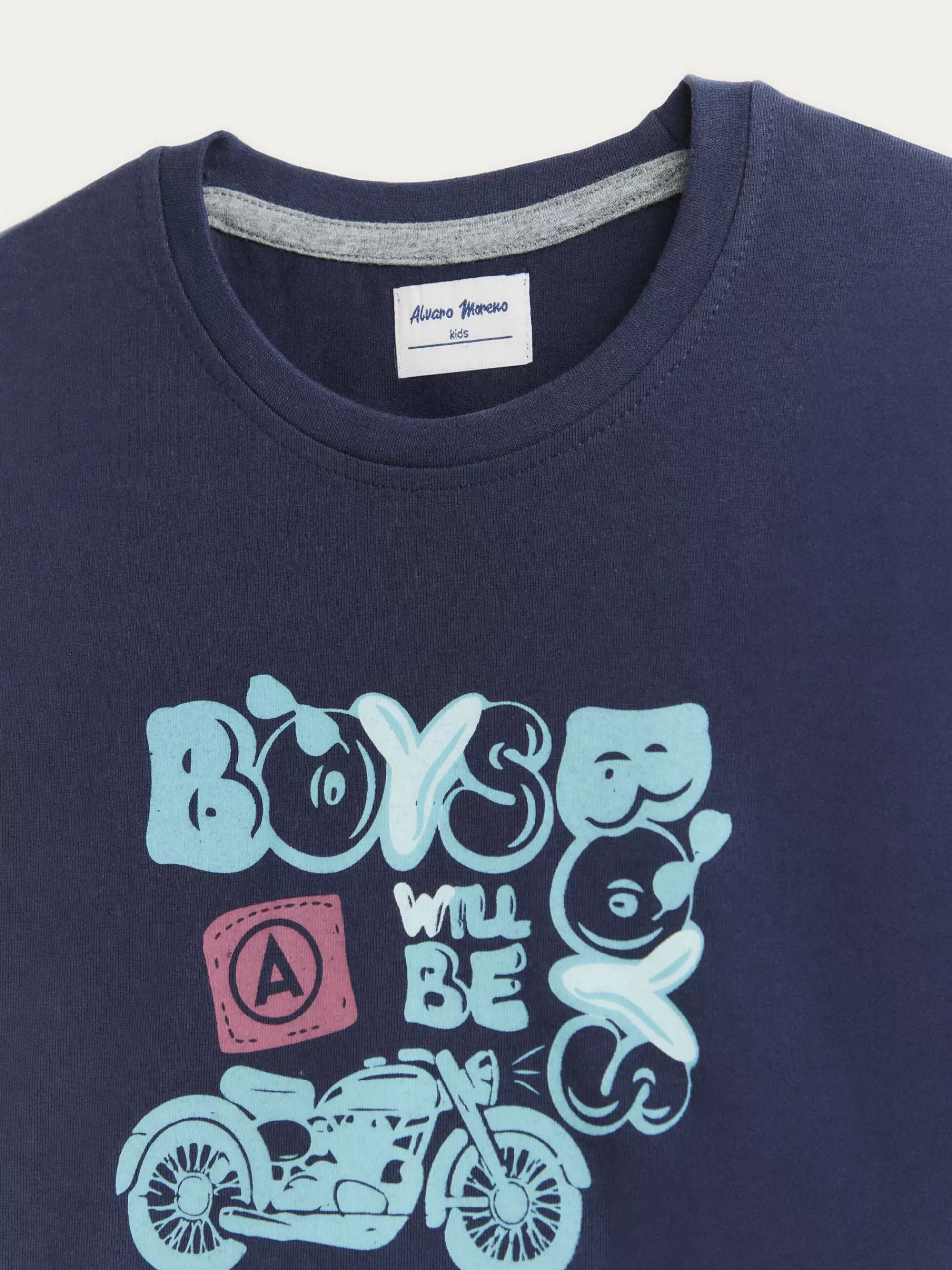 Pyjama Garçon Alvaro Moreno - Ensemble Nuit Douce Bleu Marine pour Enfants
