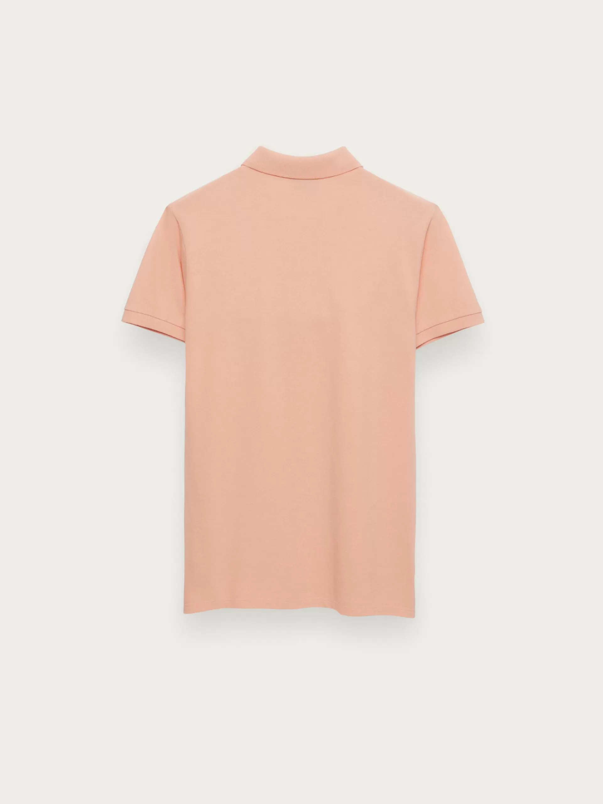 Polo Homme Alvaro-Moreno - Collection Scooby en Coton Élégant, Teinte Saumon Confortable