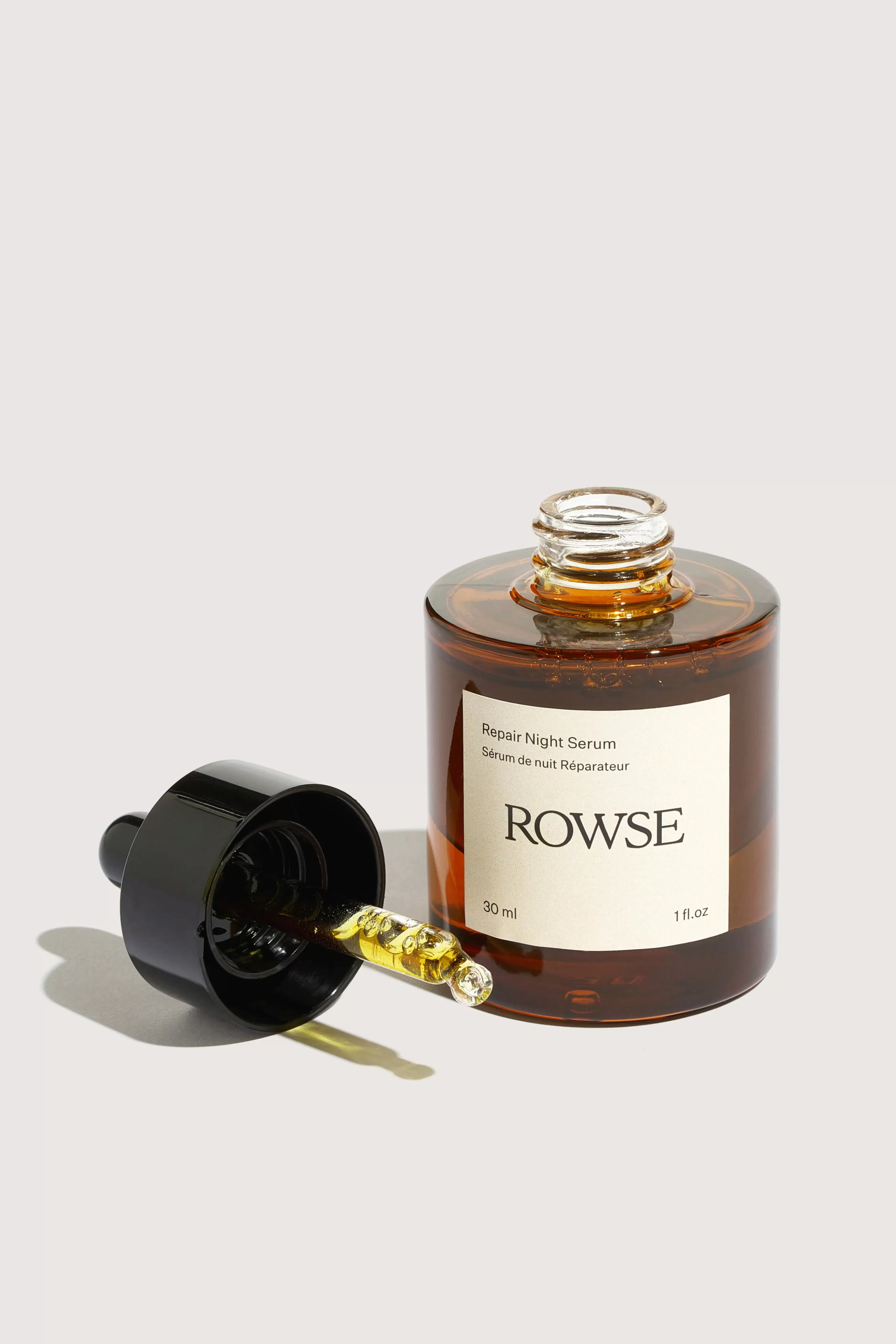 Sérum Réparateur Nuit Apaisant - Soin Intensif Peaux Sensibles Rowse Essentiels