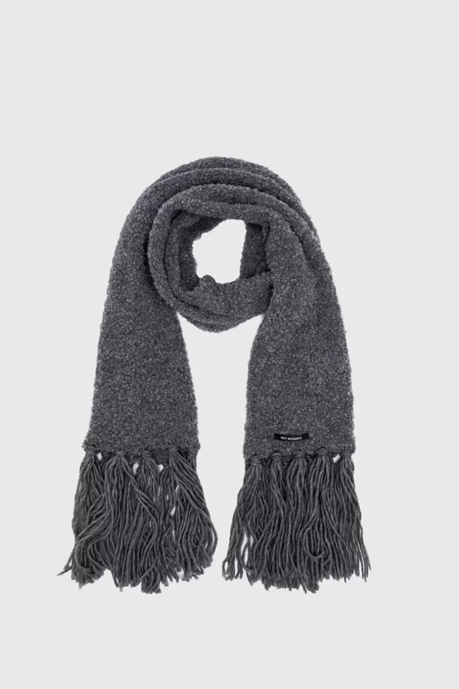 Écharpe Donna Roy en Laine Bouclée - Modèle Intemporelle Cachemire Doux (Collection Automne 2024)