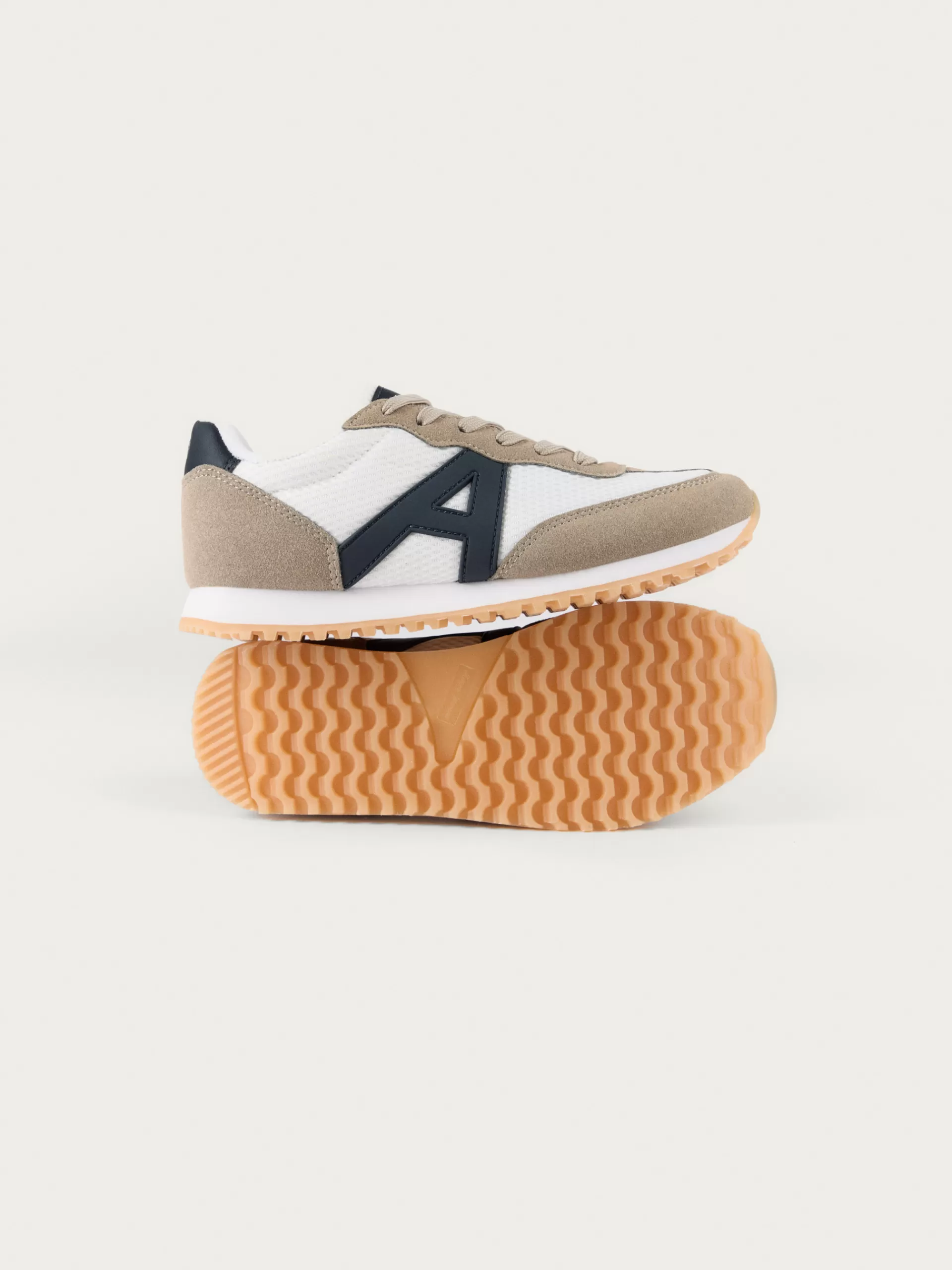 Baskets Mode Enfant Aston by Alvaro Moreno - Gris Anthracite pour école et loisirs, chaussures légères en toile respirante (Taille 25 à 36) - Confort Garanti