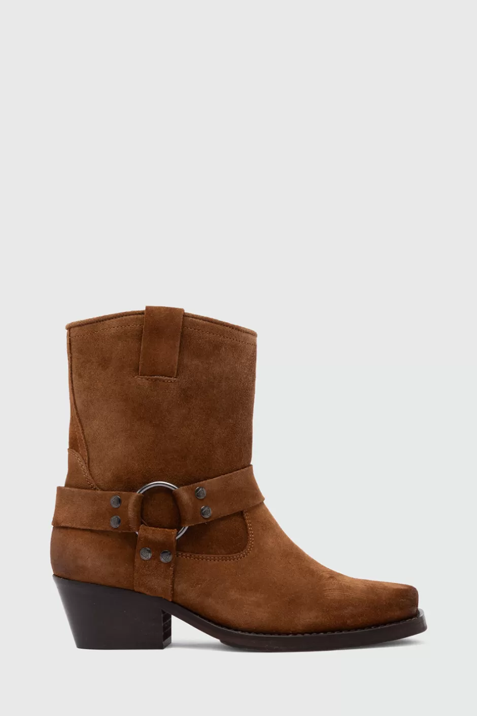Bottes Donna Roy Rogers - Modèle Ingénieur en Daim Souple Élégant