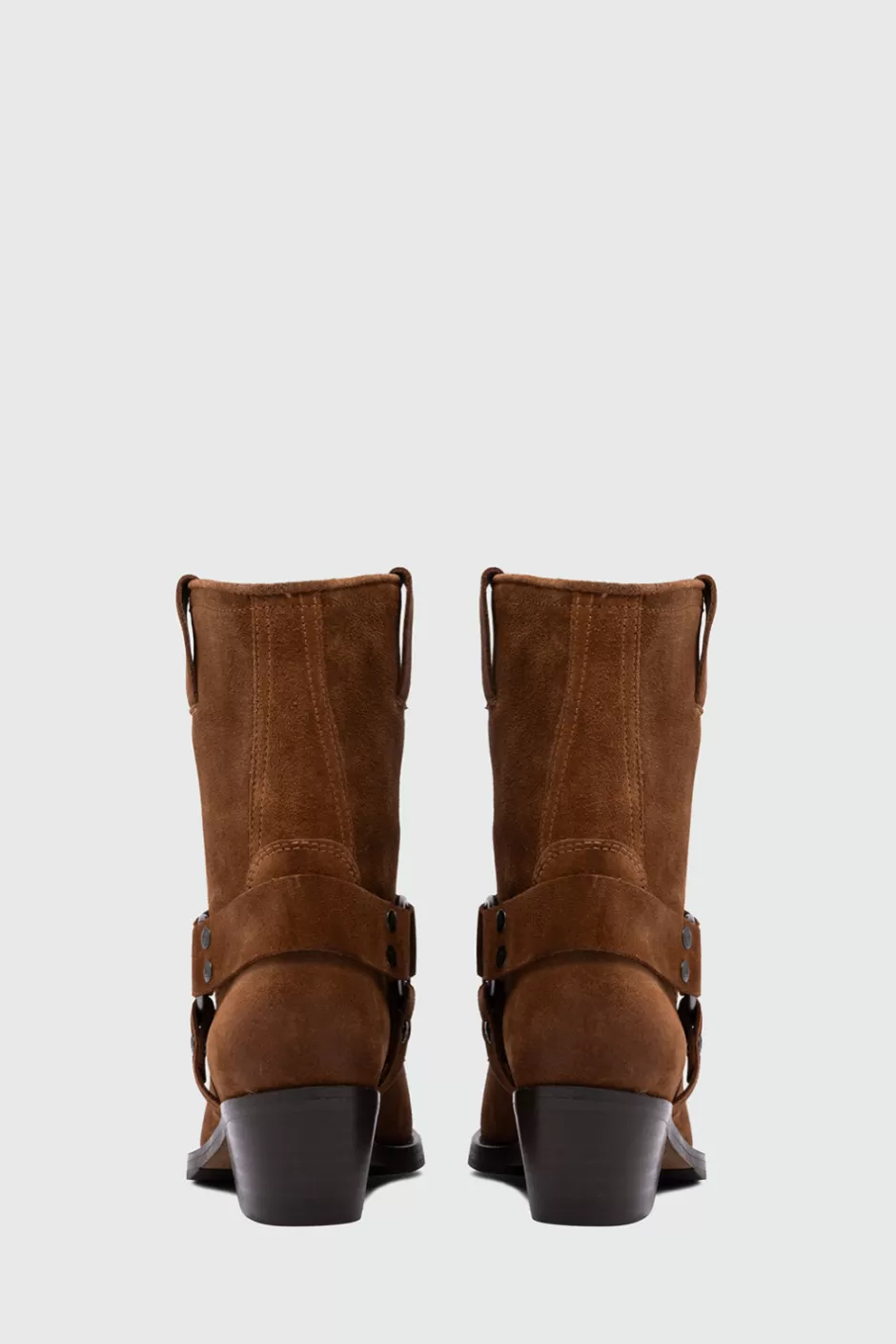 Bottes Donna Roy Rogers - Modèle Ingénieur en Daim Souple Élégant