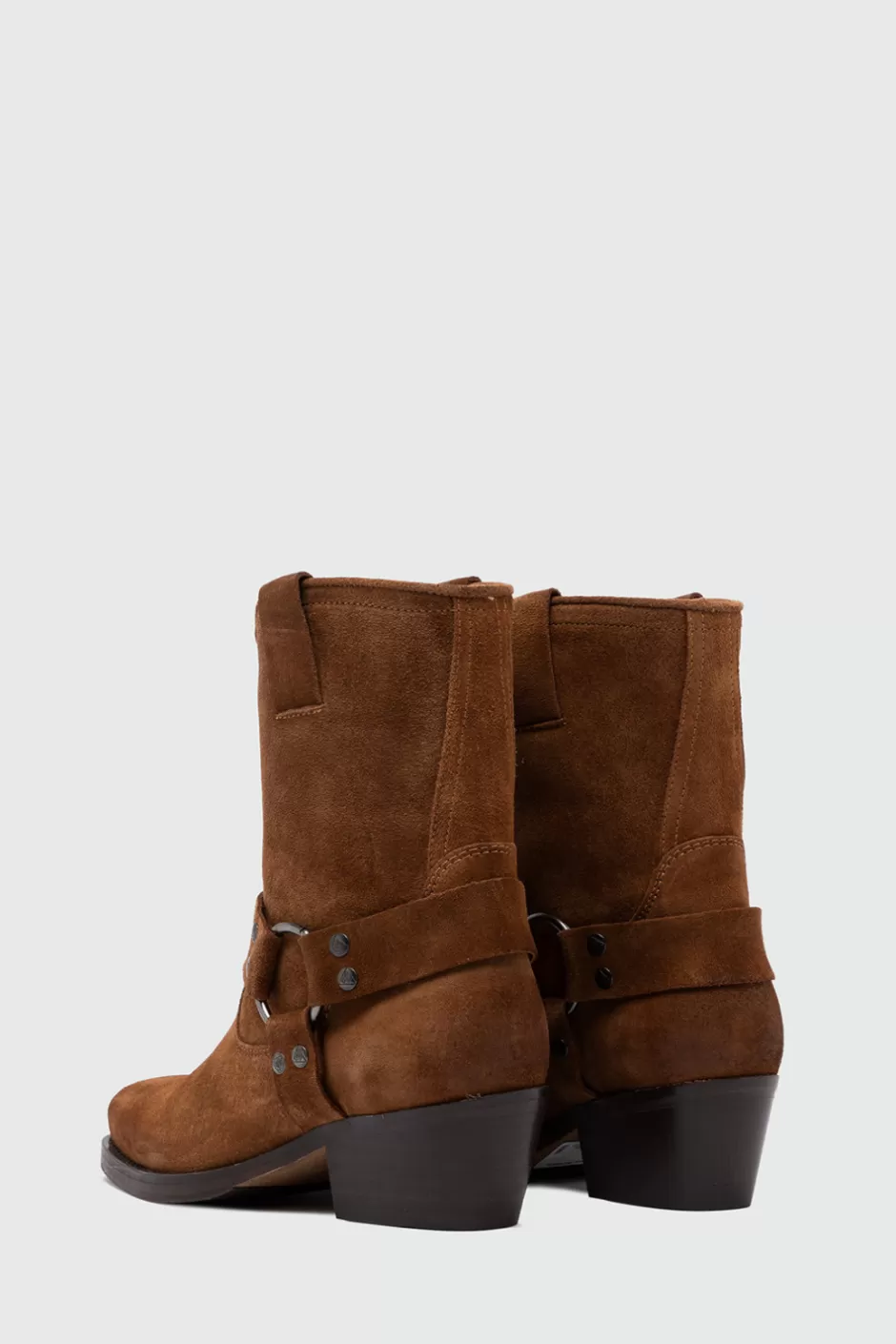 Bottes Donna Roy Rogers - Modèle Ingénieur en Daim Souple Élégant