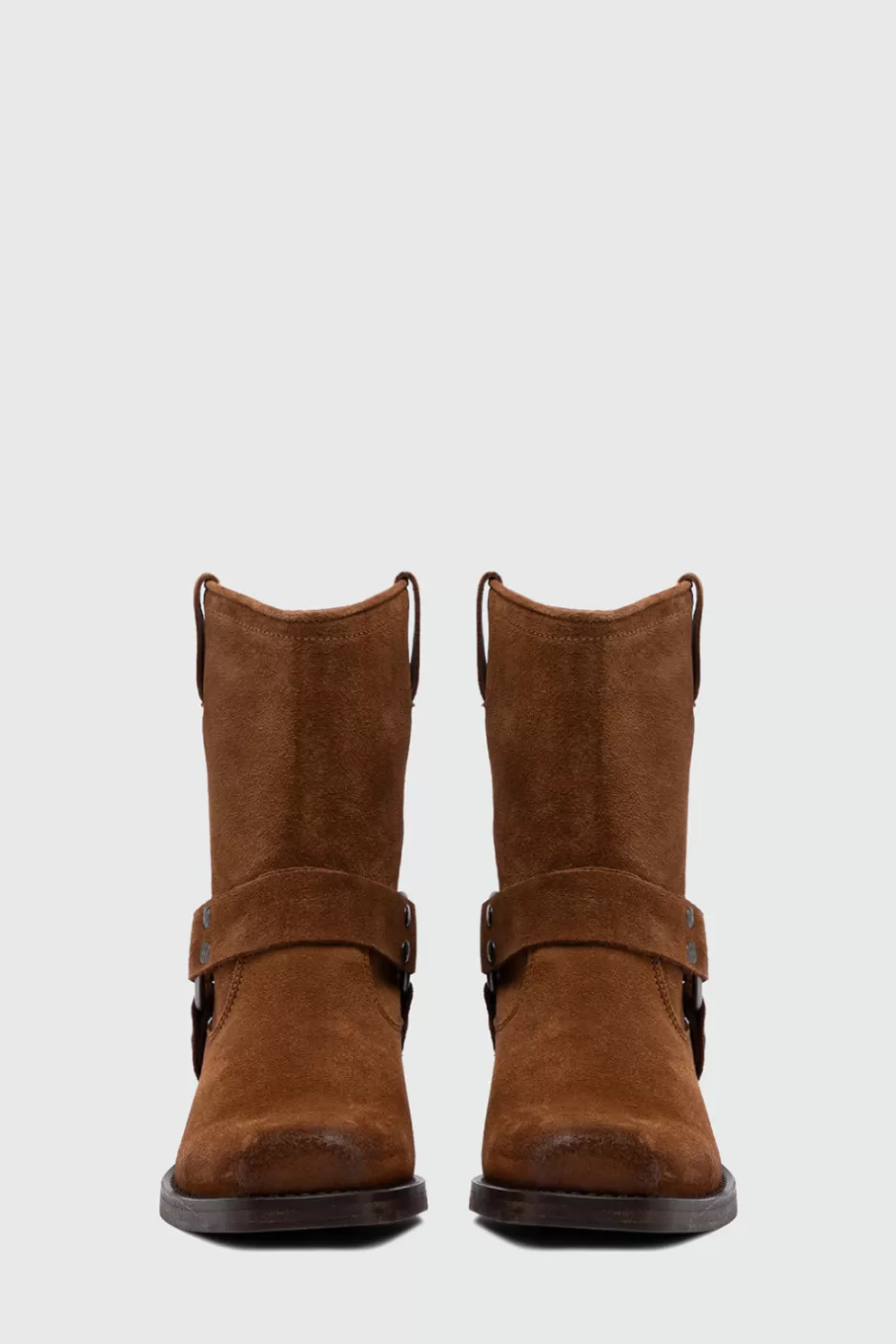 Bottes Donna Roy Rogers - Modèle Ingénieur en Daim Souple Élégant