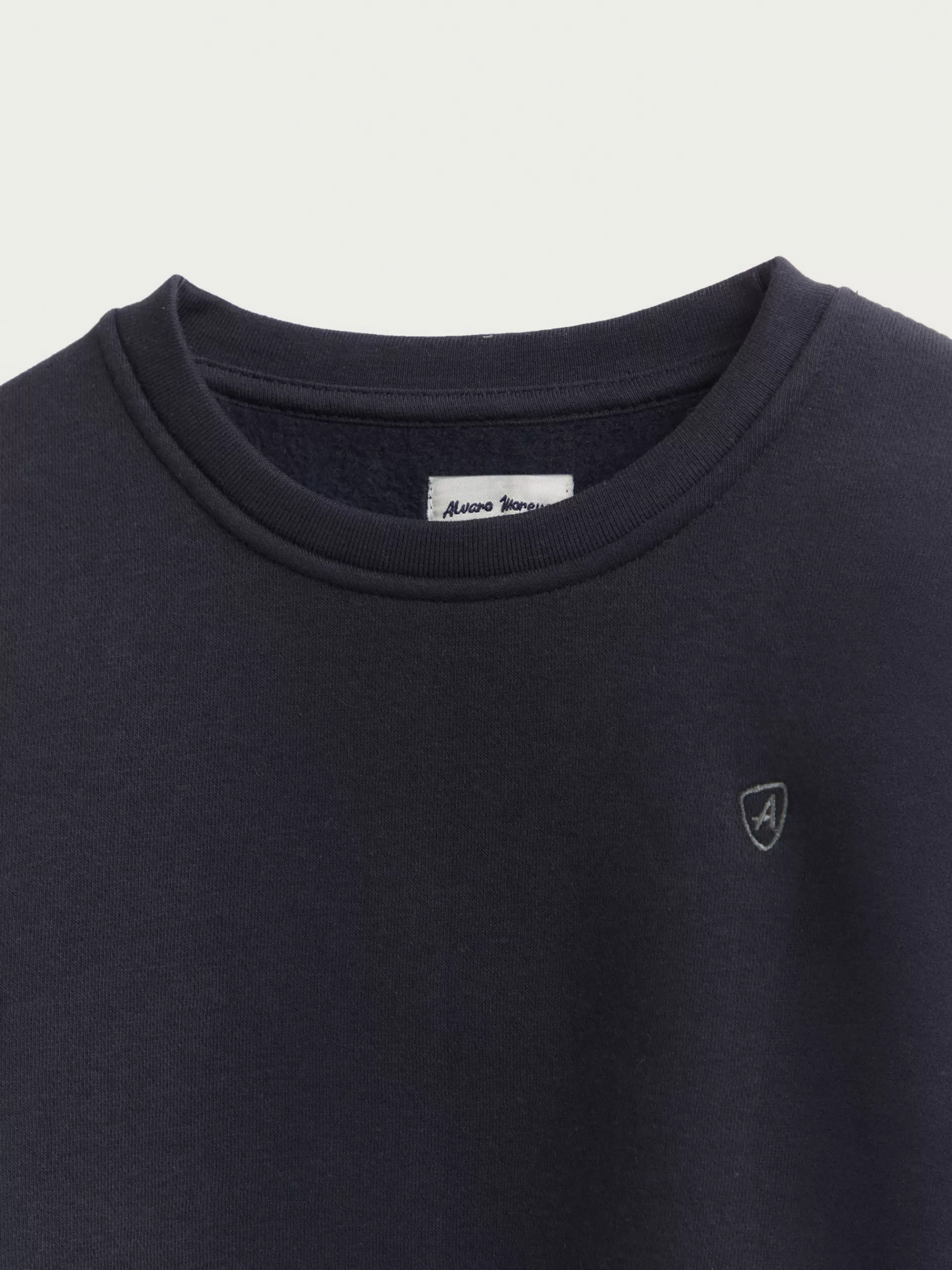 Sweat-shirt Enfant Alvaro Moreno - Modèle Classique Bleu Marine en Promotion