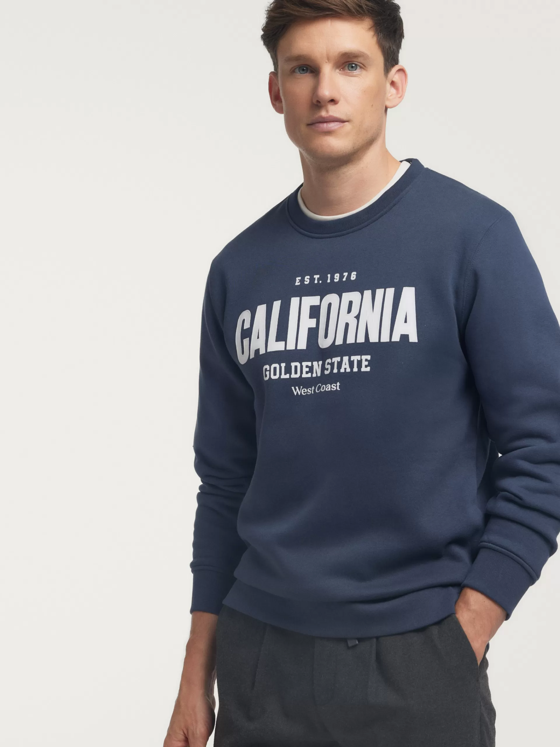 Sweat décontracté California - Alvaro Moreno | Bleu roi en promotion exclusive