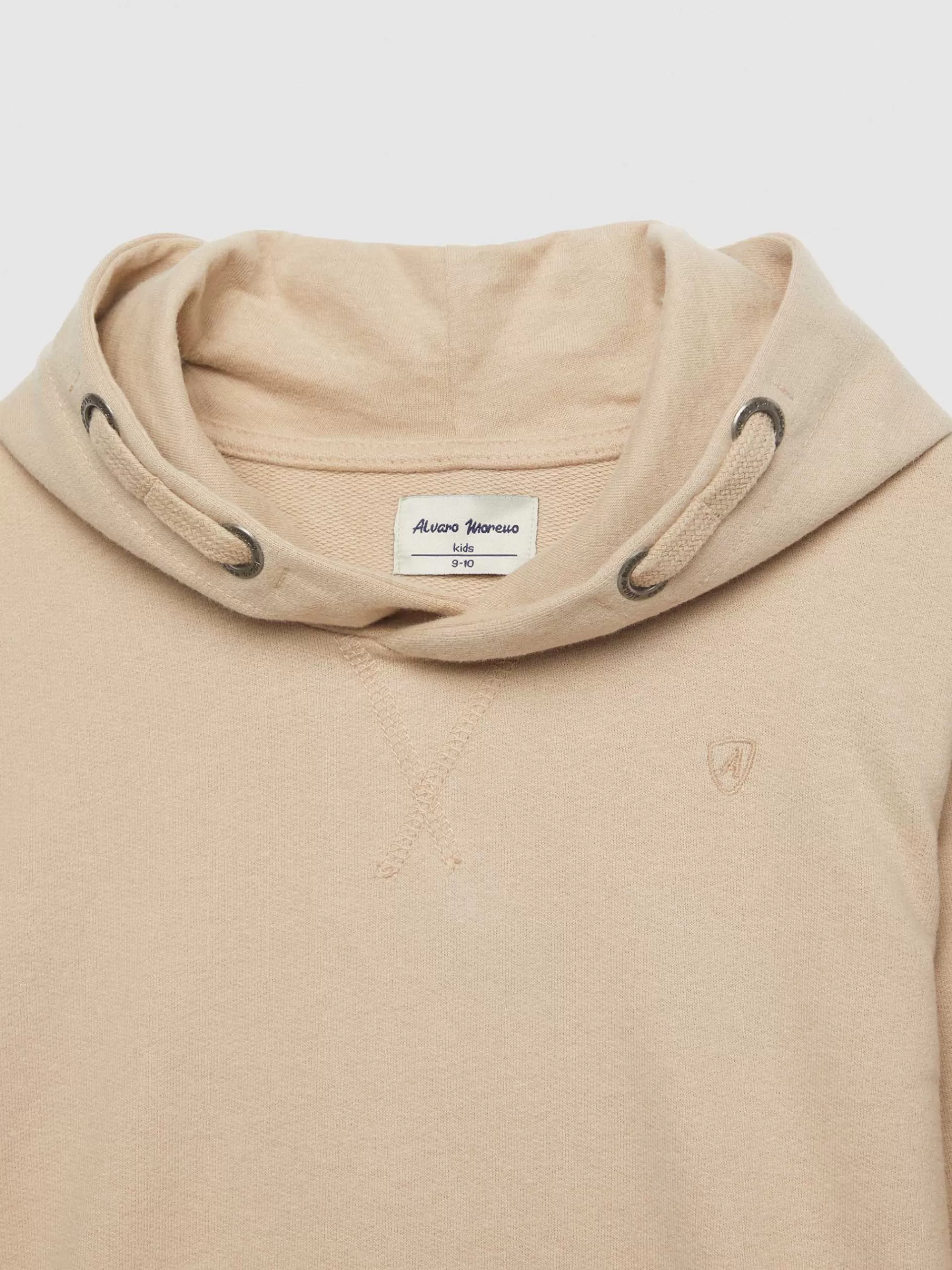 Sweat à Capuche Alvaro Moreno Enfant Collection Nelson - Style Urbain Confortable Nuance Sable