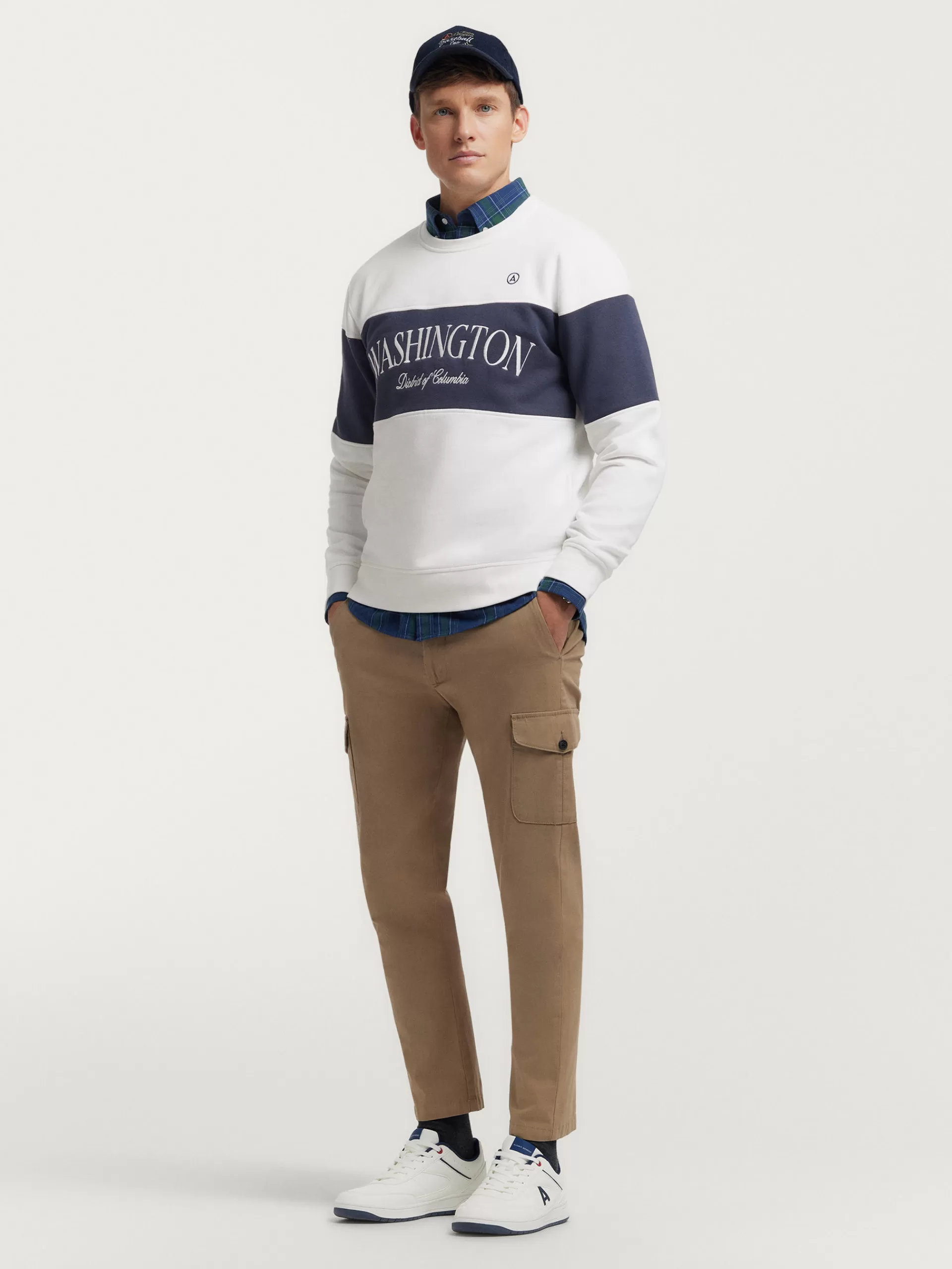 Sale Alvaro Moreno SUDADERA WASHINGTON  Blanco