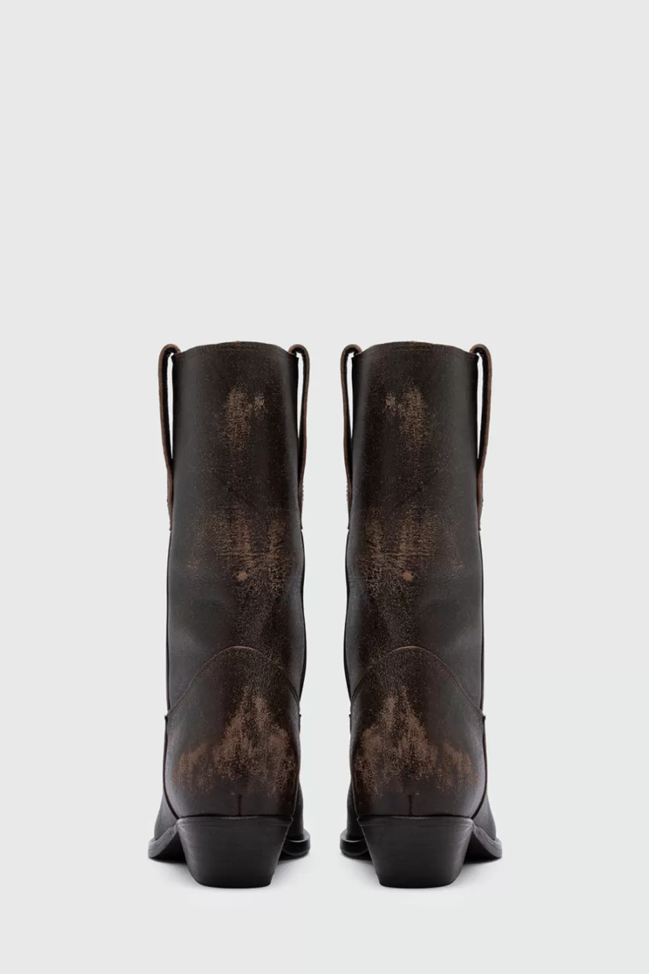 Bottes western Donna Roy Rogers en cuir pleine fleur - Modèle rétro Capalbio édition vintage