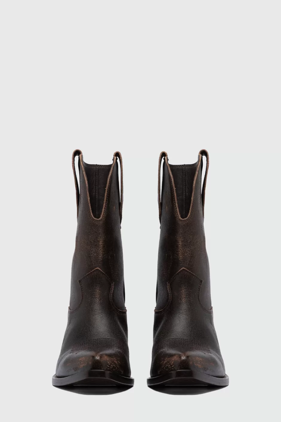 Bottes western Donna Roy Rogers en cuir pleine fleur - Modèle rétro Capalbio édition vintage