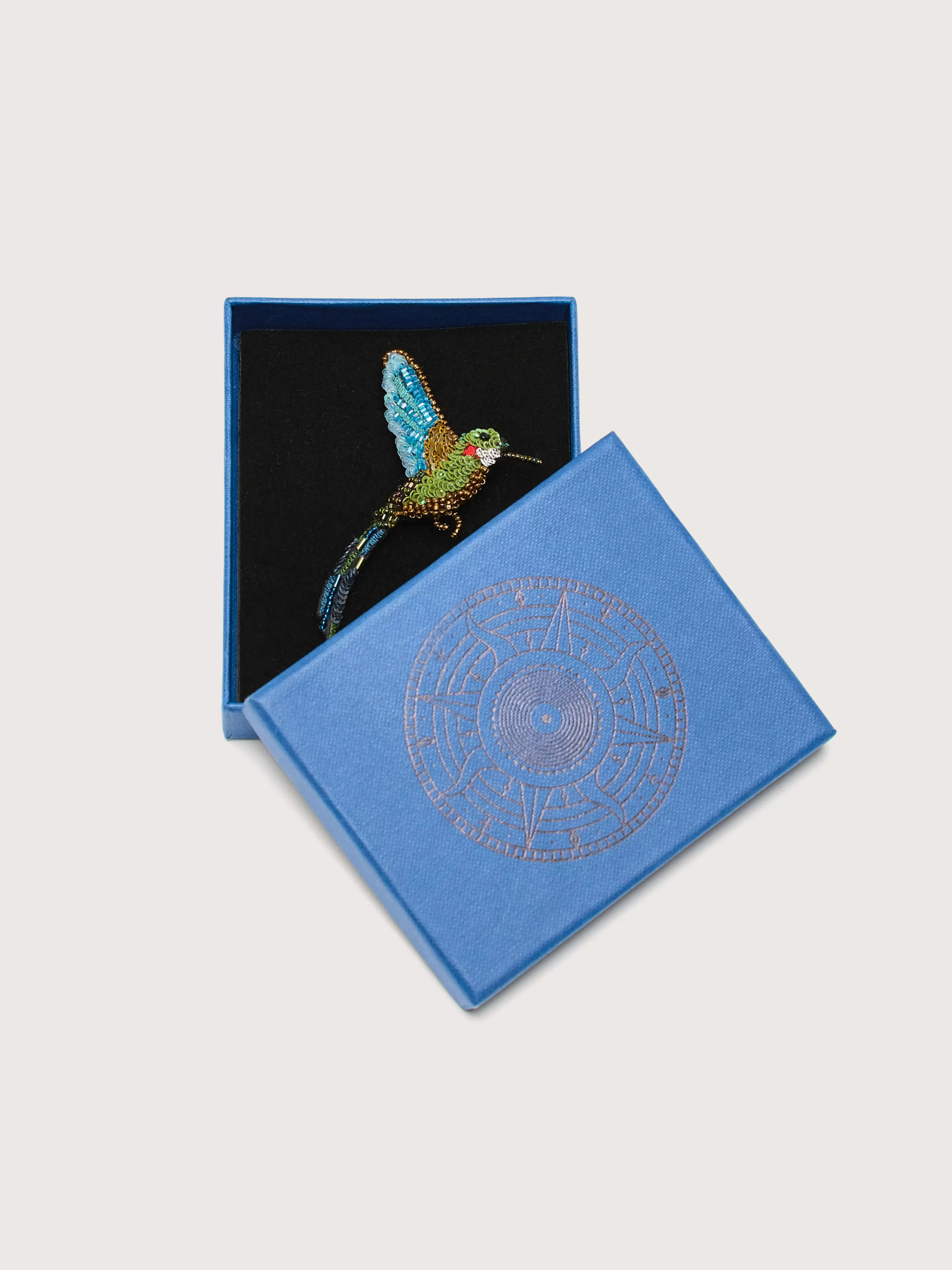 Broche Colibri Tropical Trovelore - Création Artisanale au Prix Doux