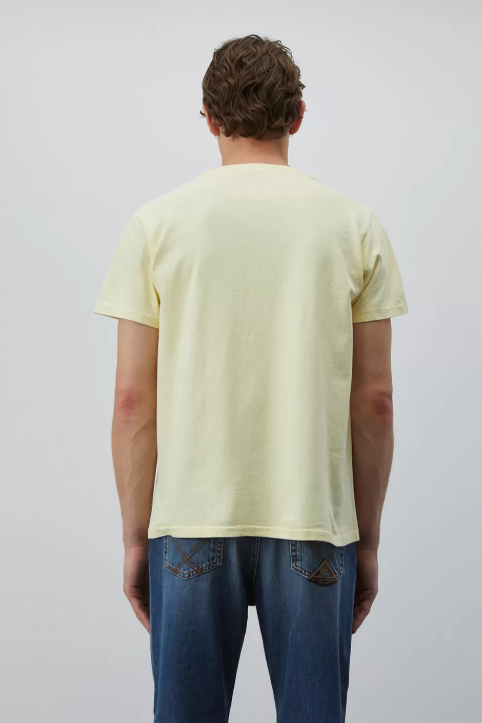 T-Shirt Homme Style Roy Rogers - Col Ras du Cou Velva-Sheen en Coton Souple - Look Intemporel pour Tenue Décontractée