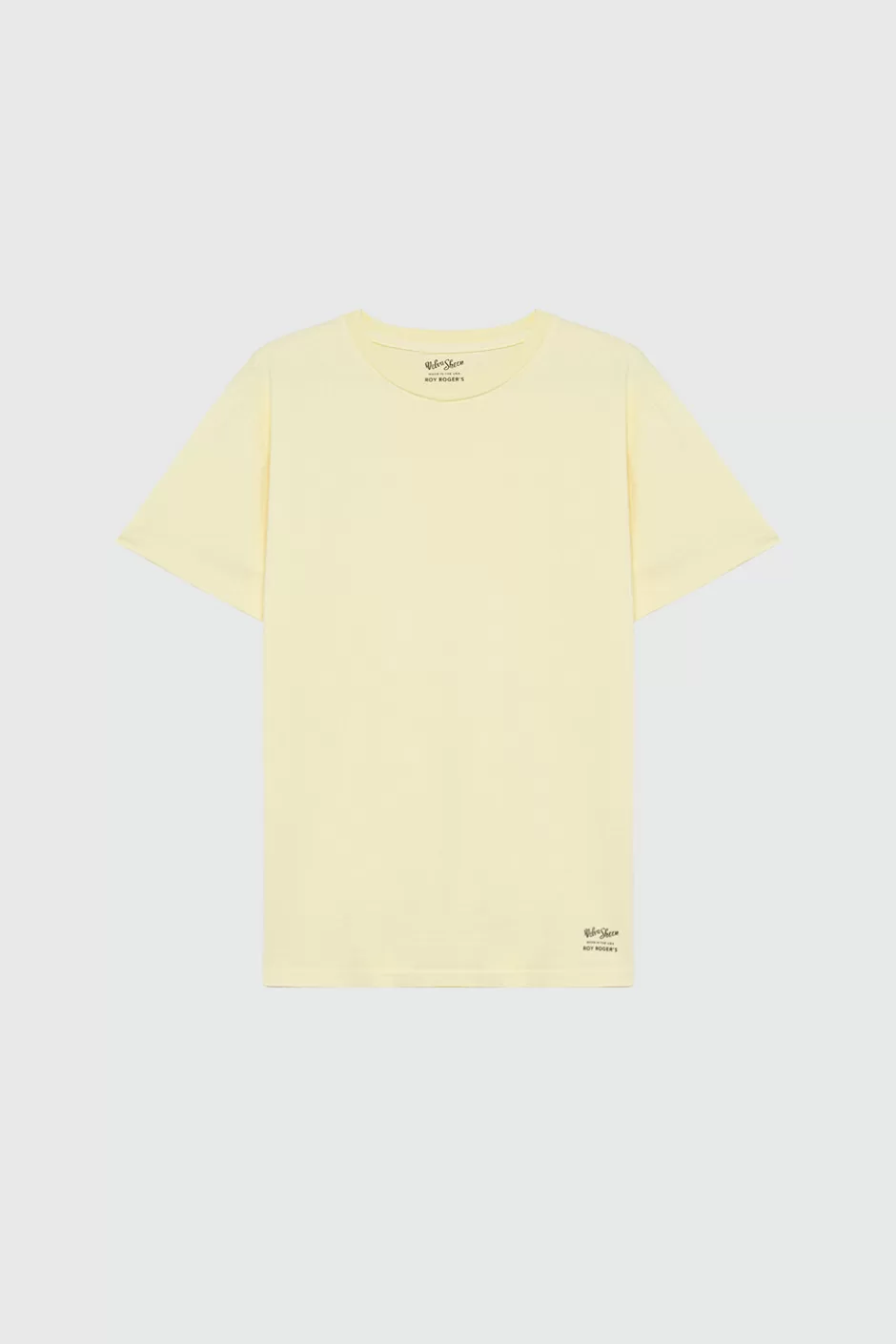 T-Shirt Homme Style Roy Rogers - Col Ras du Cou Velva-Sheen en Coton Souple - Look Intemporel pour Tenue Décontractée