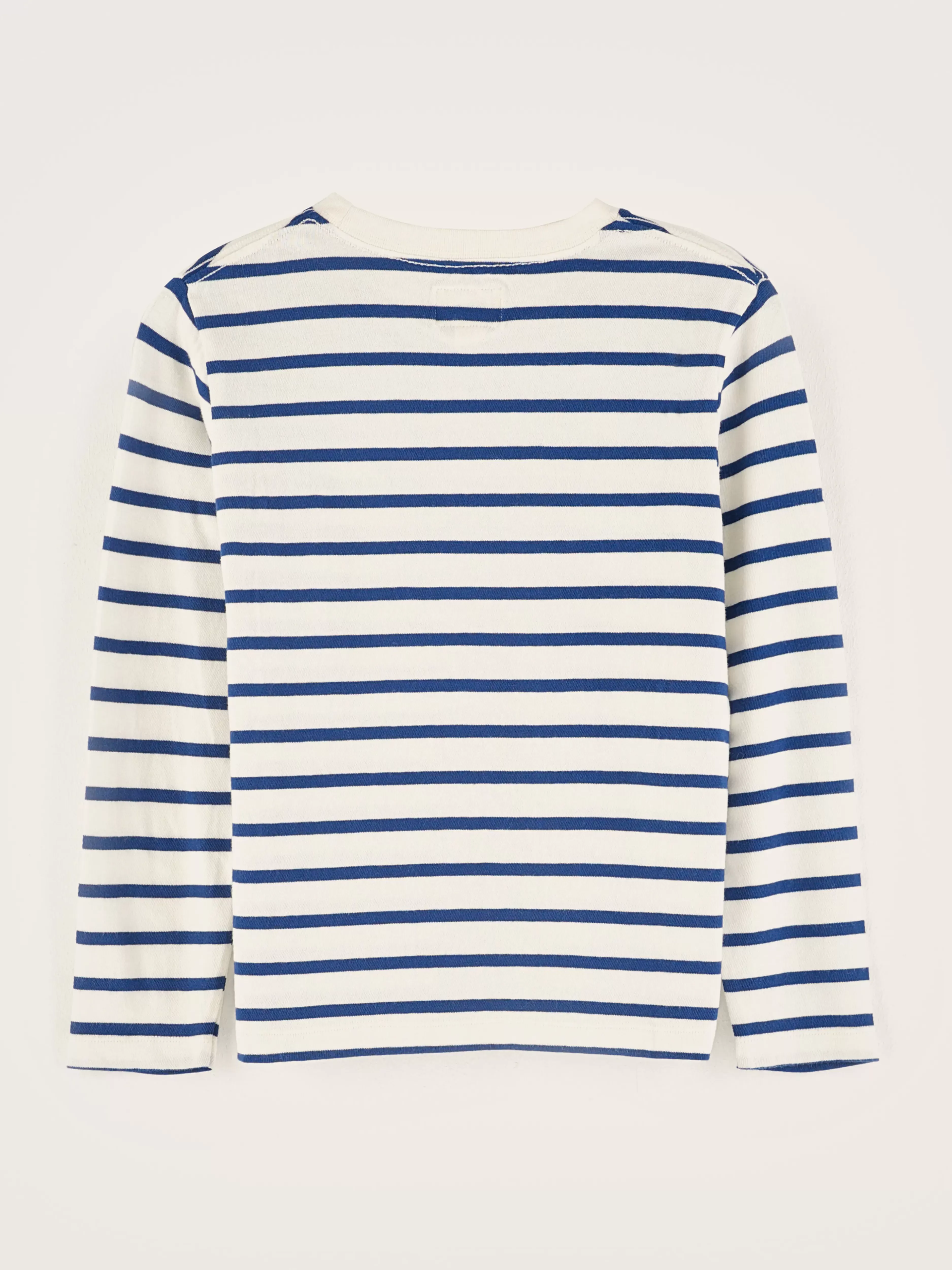 Bellerose T-shirt manches longues en coton lavé - Style urbain intemporel - Modèle décontracté à col rond - Collection Printemps 2024