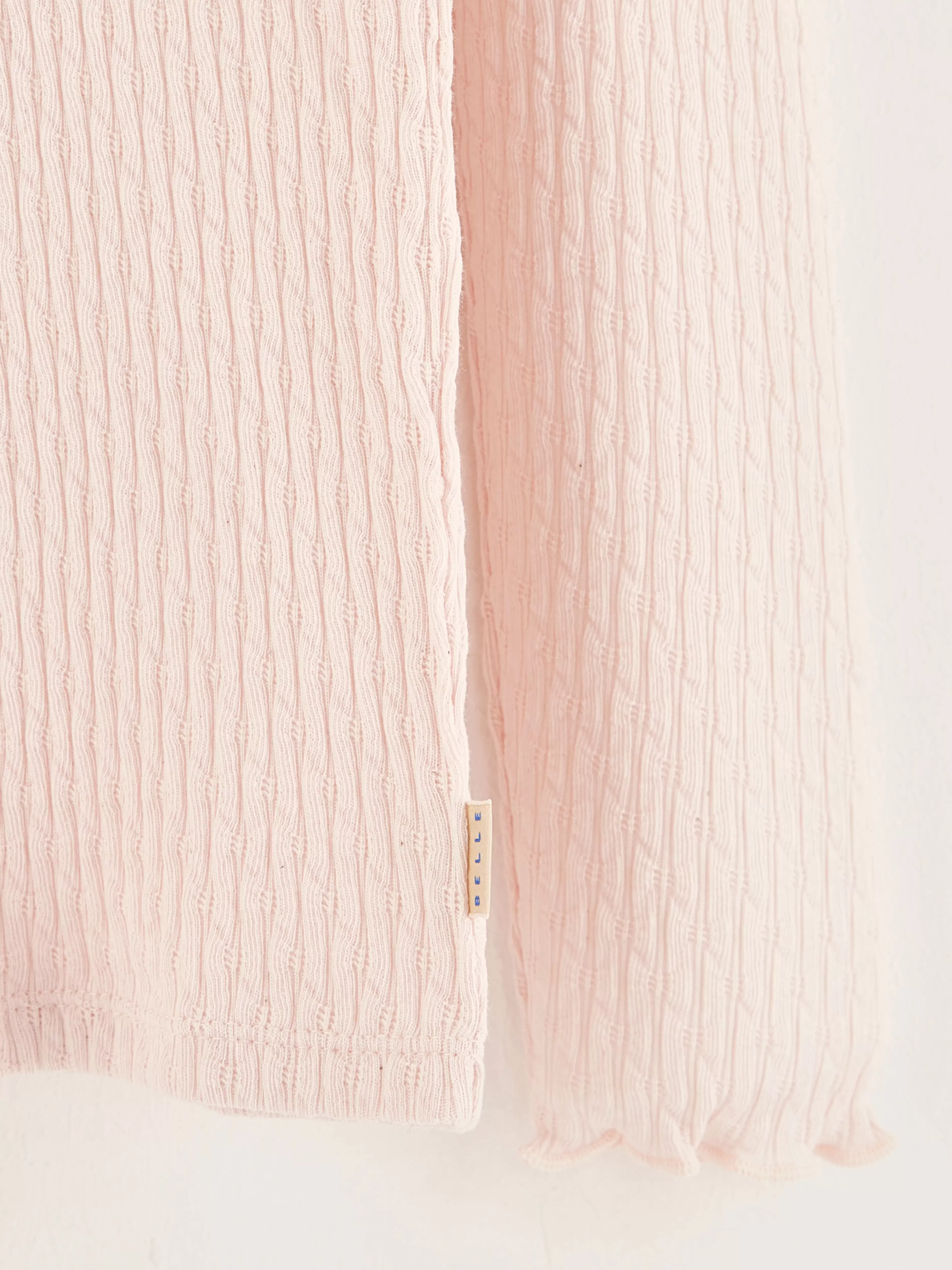 Bellerose - T-shirt Femme Manches Longues Velfie | Coupe Confortable en Coton Souple - Essentiel Urbain Chic 

(，，，，SEO)